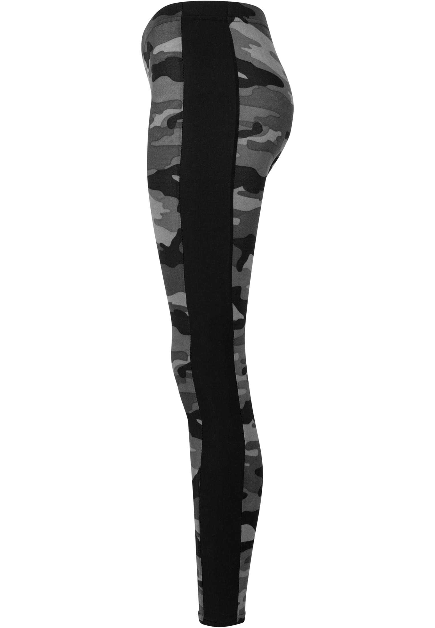 Ladies Camo Stripe Leggings | darkcamo/blk