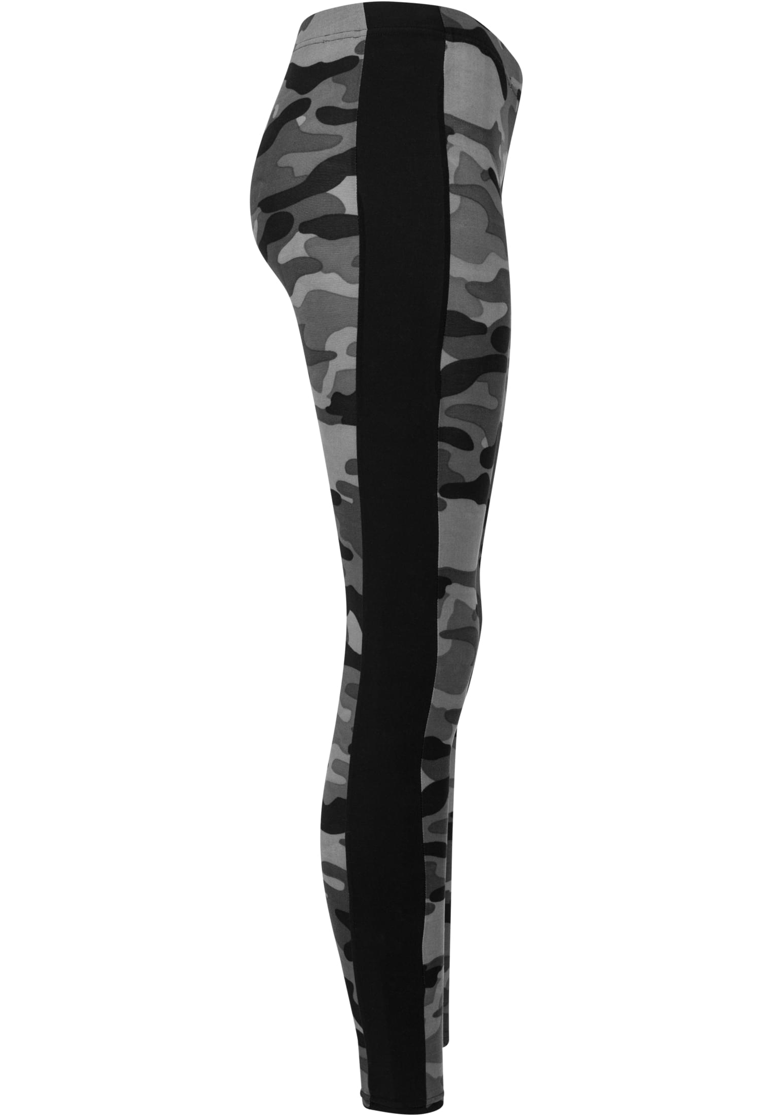 Ladies Camo Stripe Leggings | darkcamo/blk