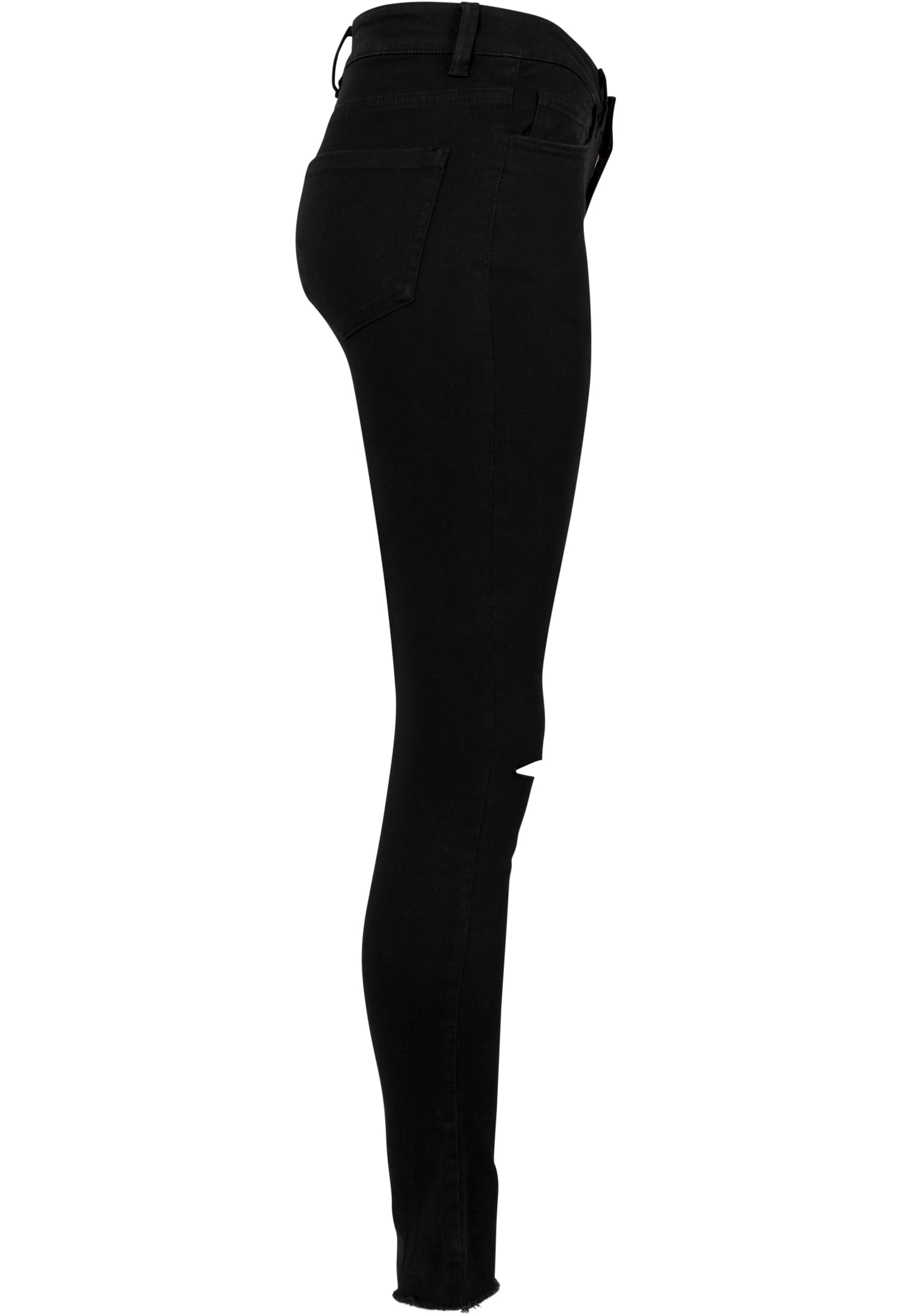 Ladies Cut Knee Pants | black