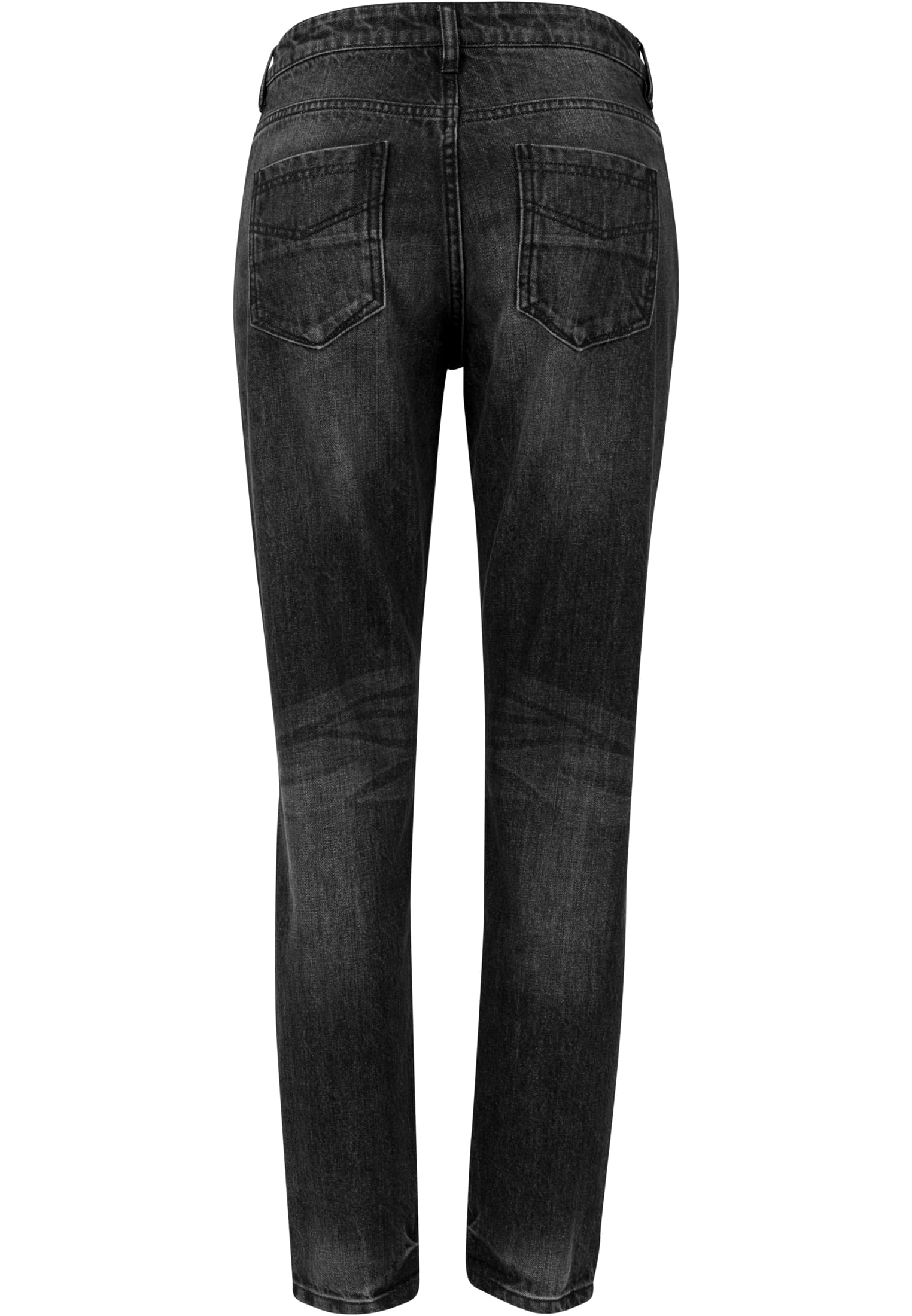 Ladies Boyfriend Denim Pants | black washed