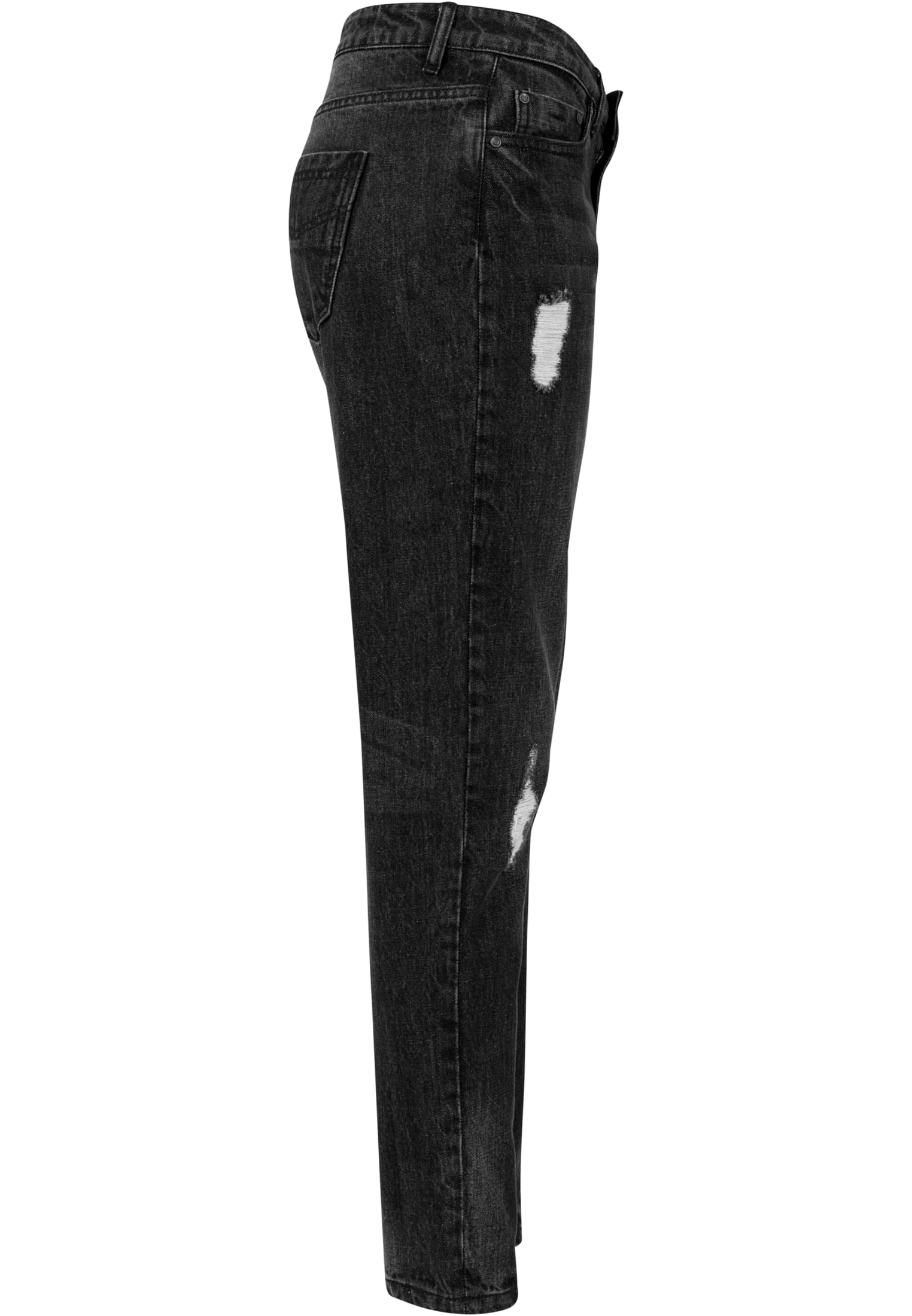 Ladies Boyfriend Denim Pants | black washed