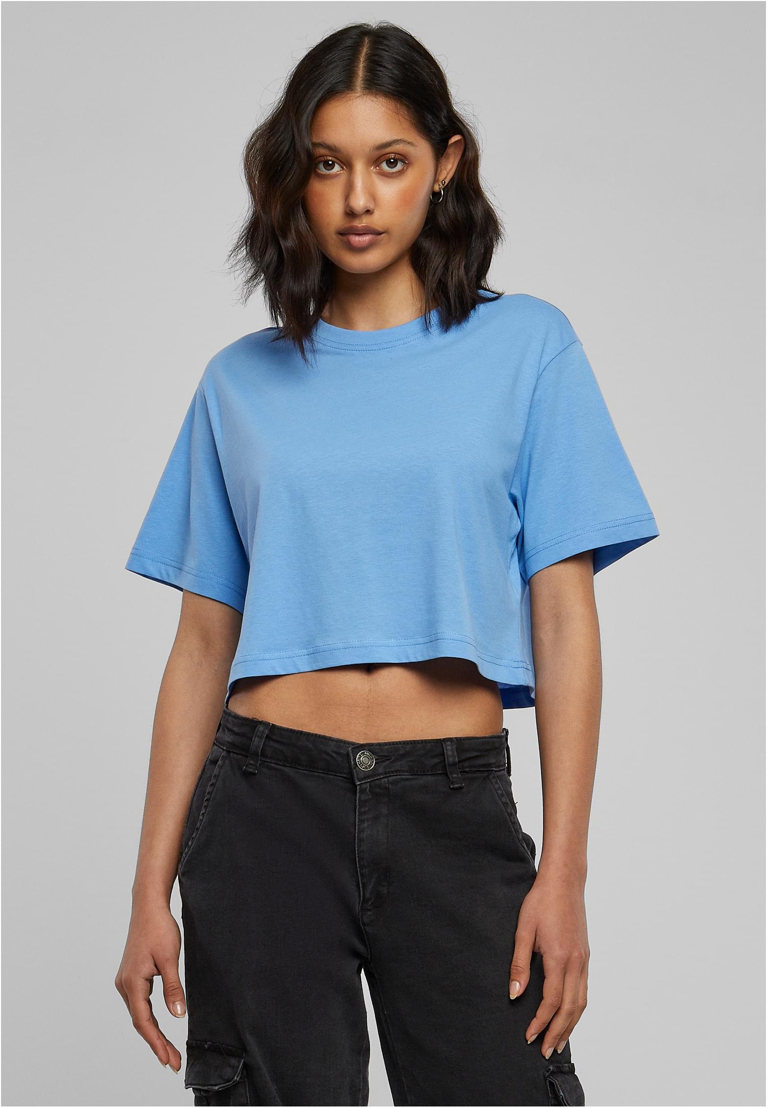 Ladies Short Oversized Tee | horizonblue