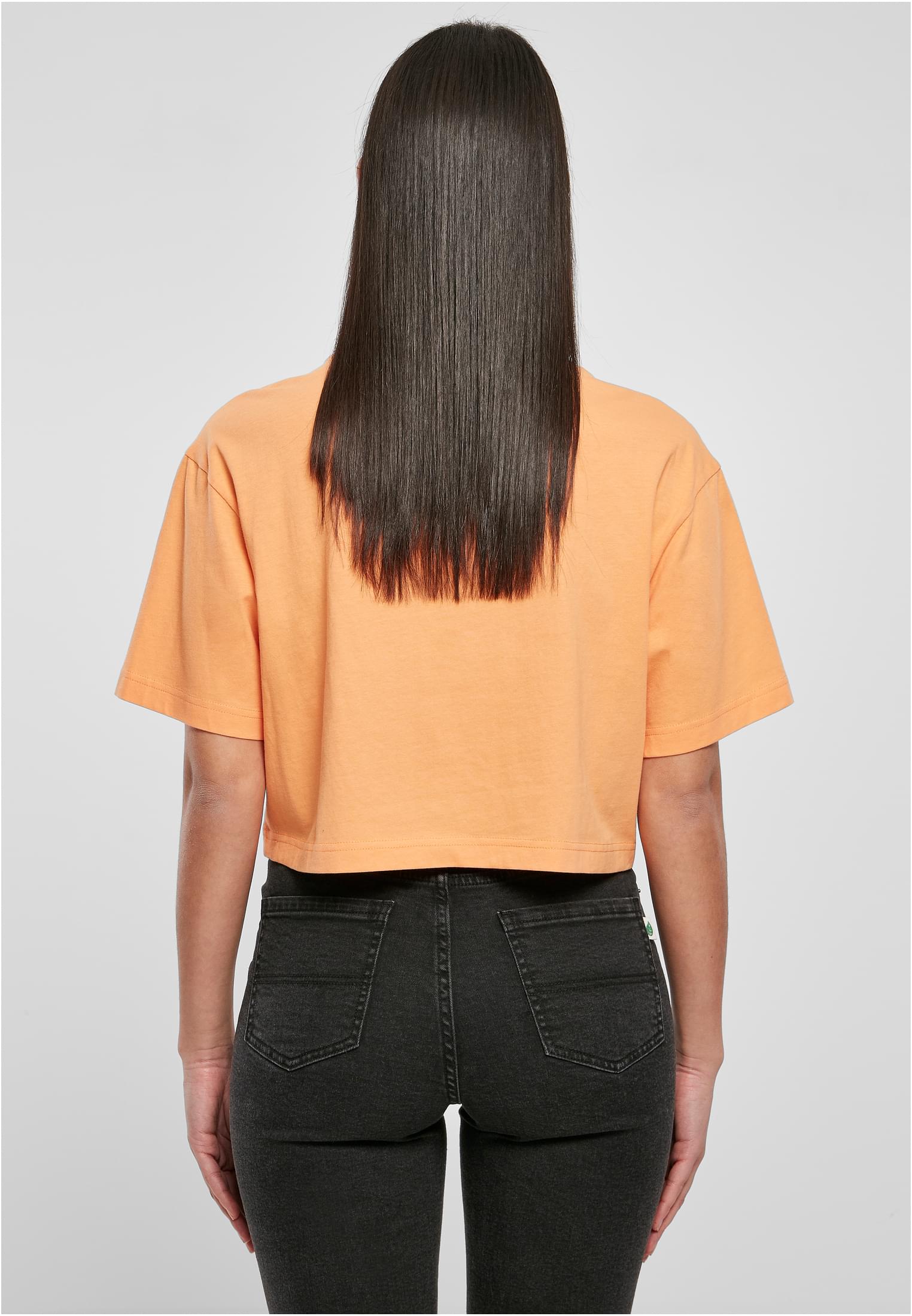 Ladies Short Oversized Tee | papaya