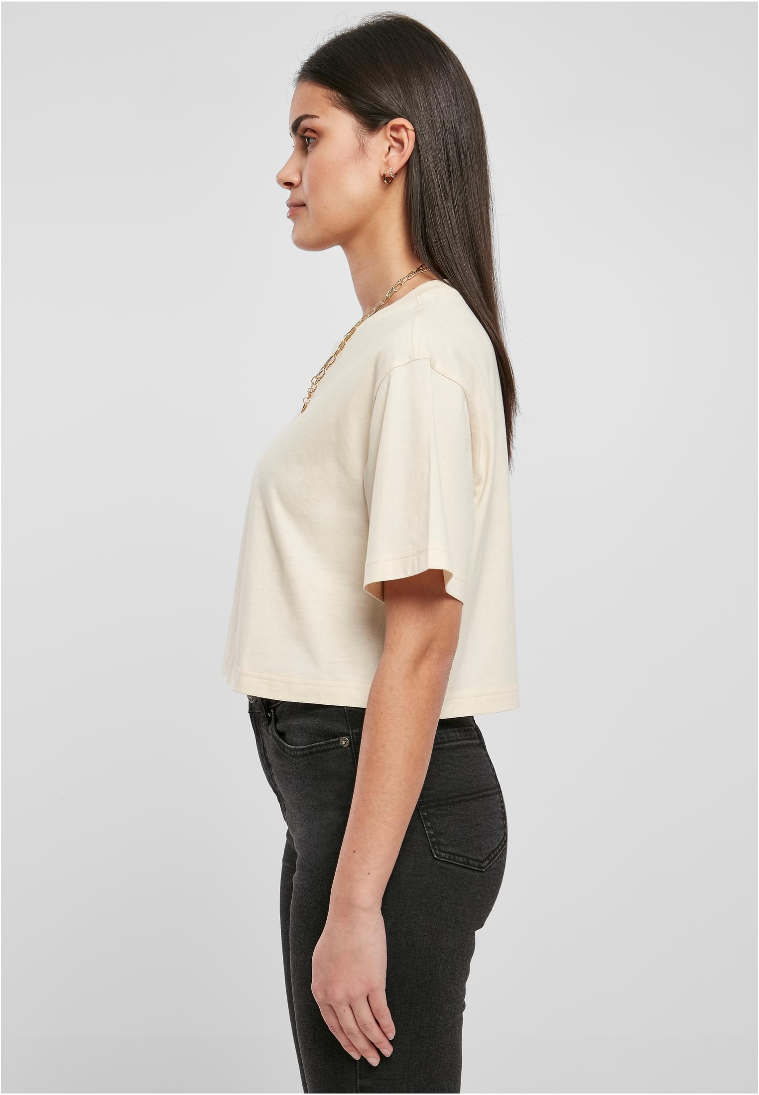 Ladies Short Oversized Tee | whitesand