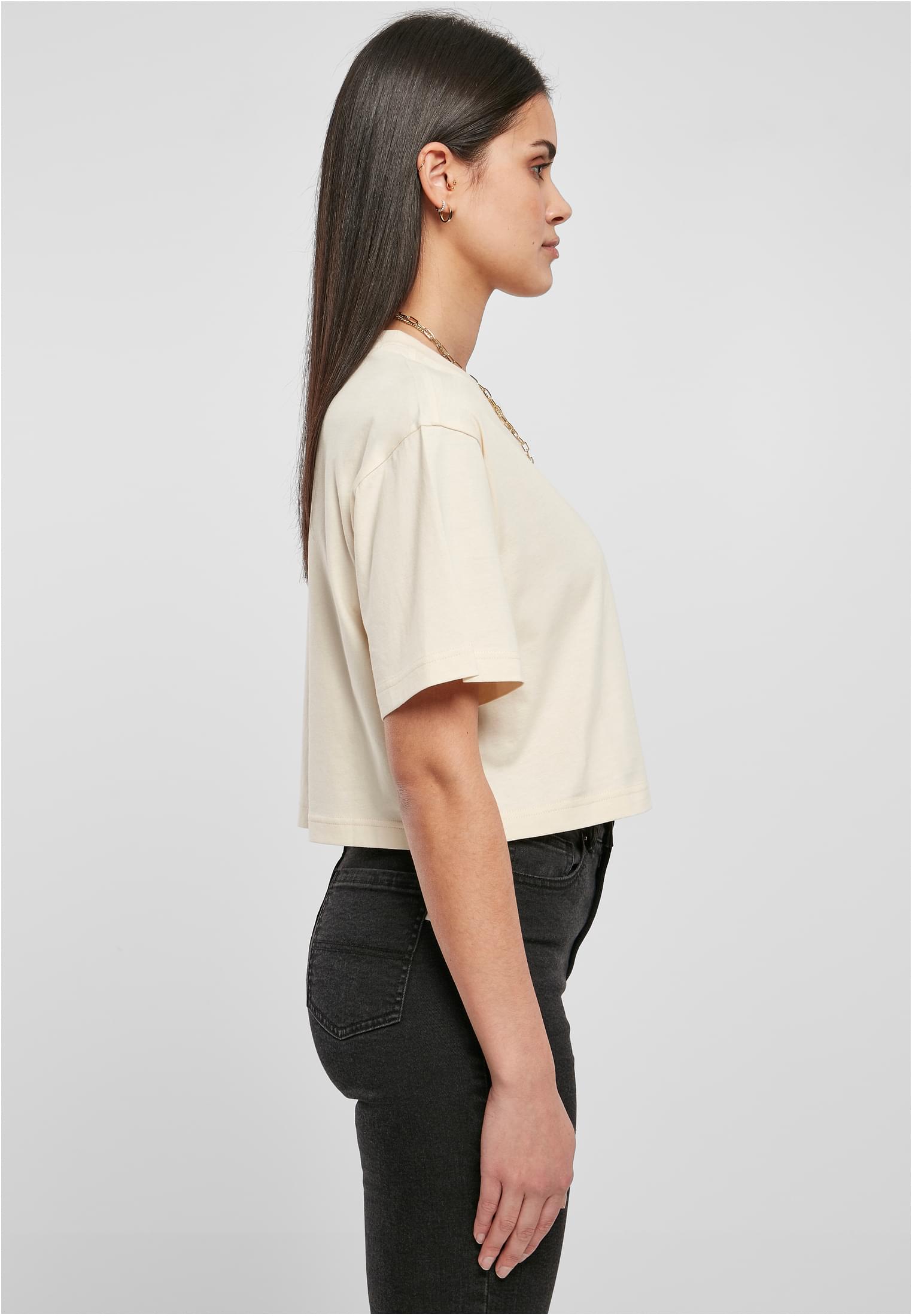 Ladies Short Oversized Tee | whitesand