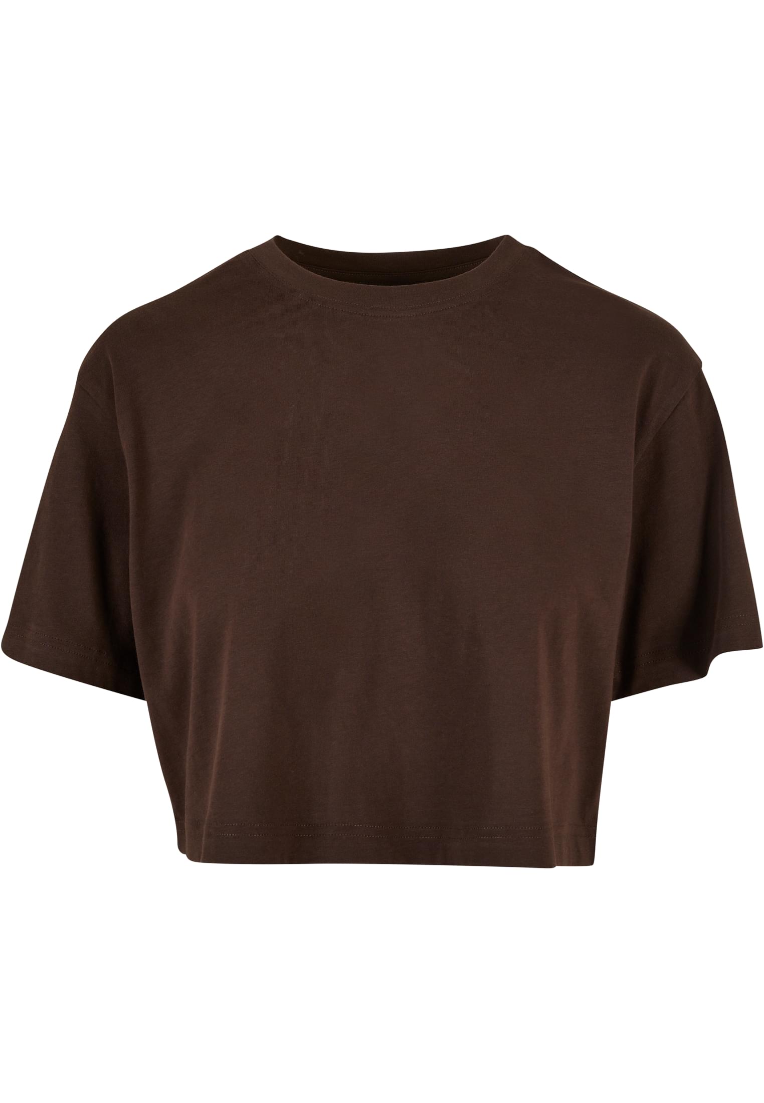 Ladies Short Oversized Tee | brown