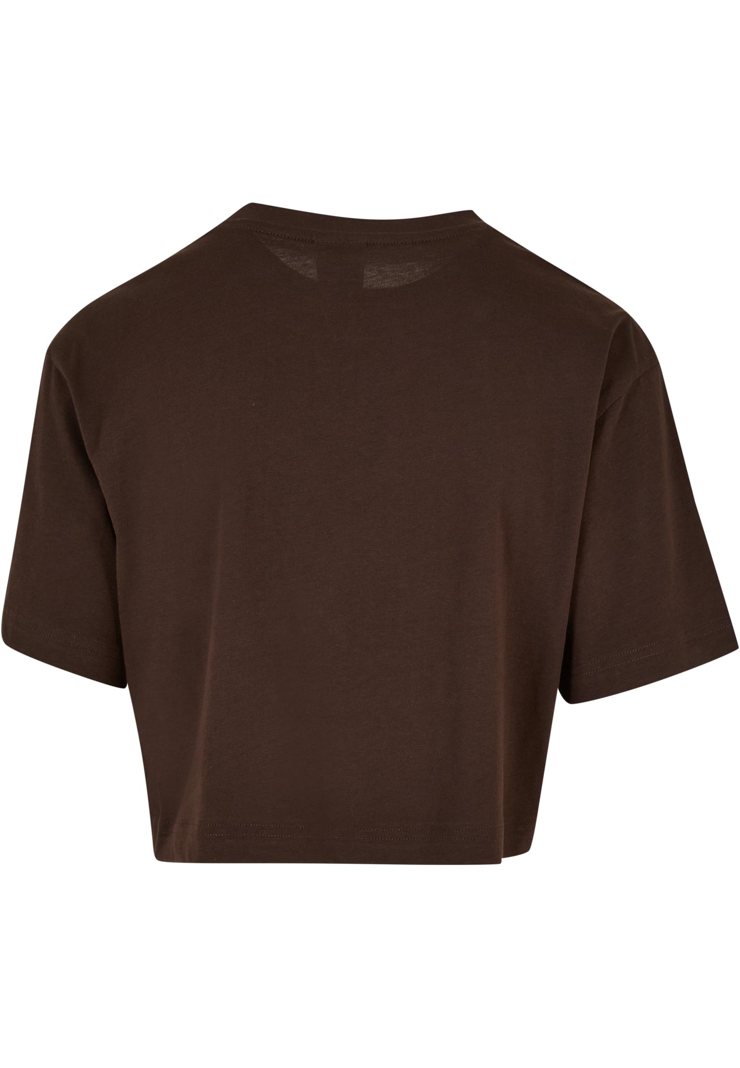 Ladies Short Oversized Tee | brown