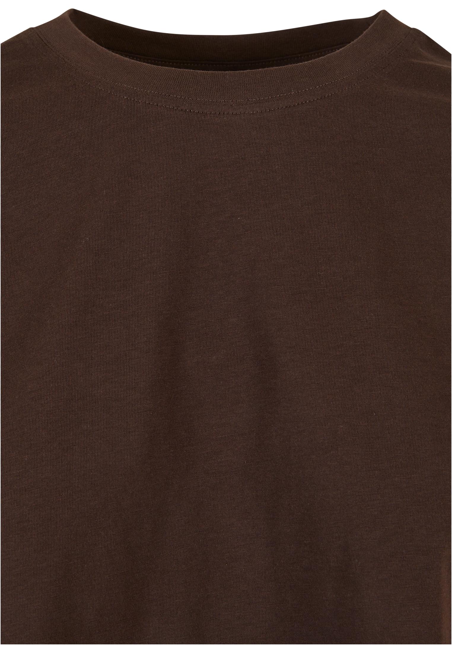 Ladies Short Oversized Tee | brown