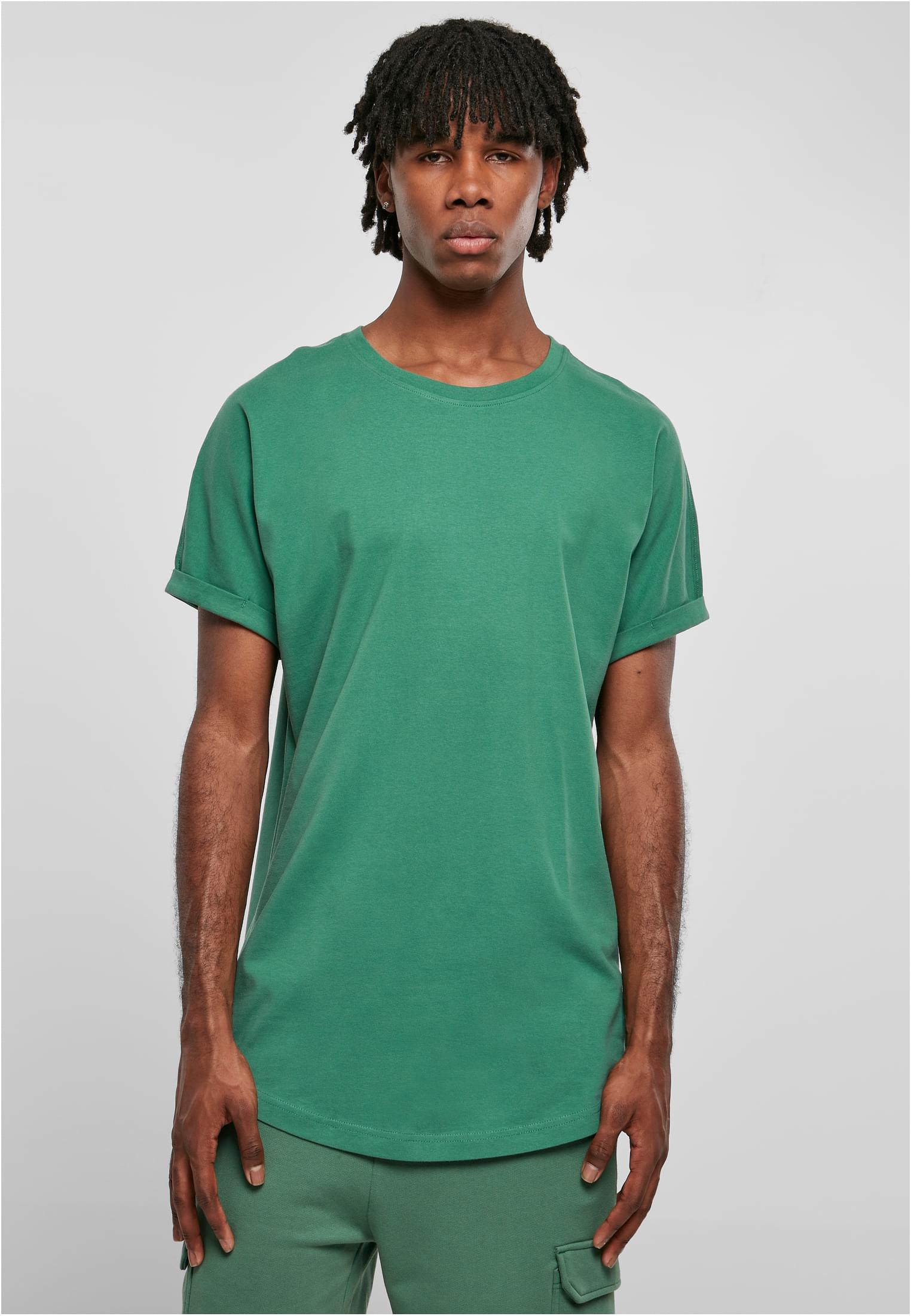 Long Shaped Turnup Tee | leaf