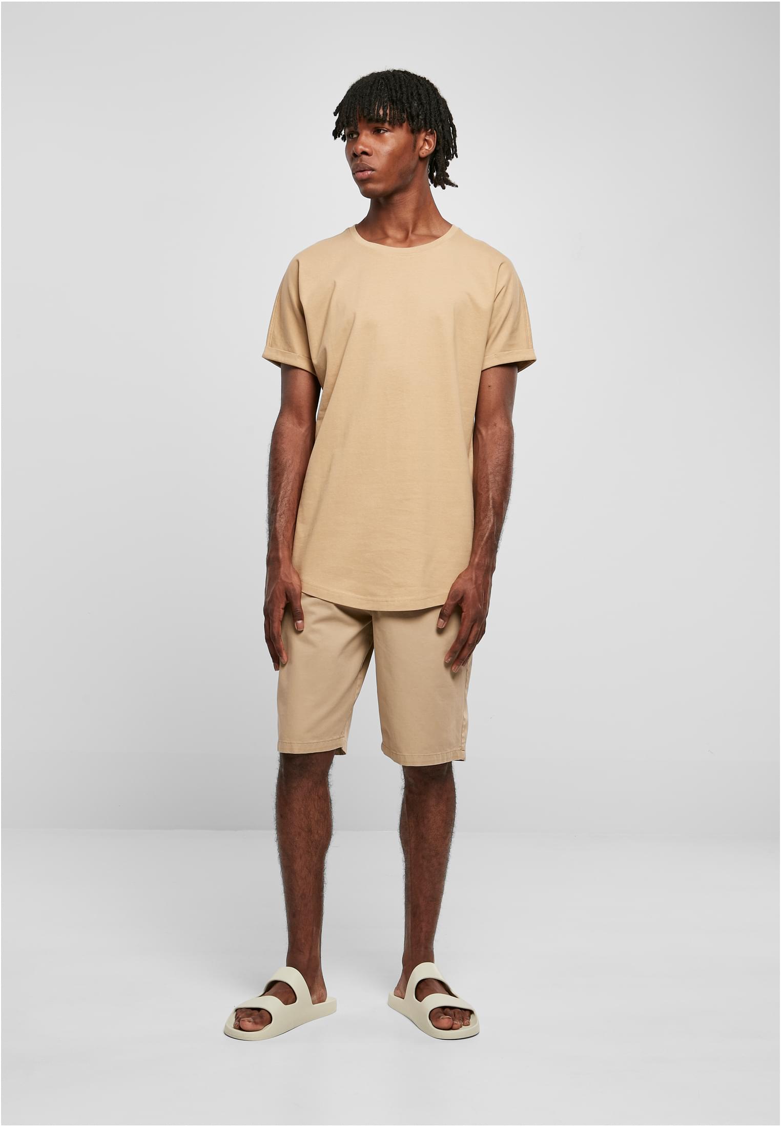 Long Shaped Turnup Tee | unionbeige