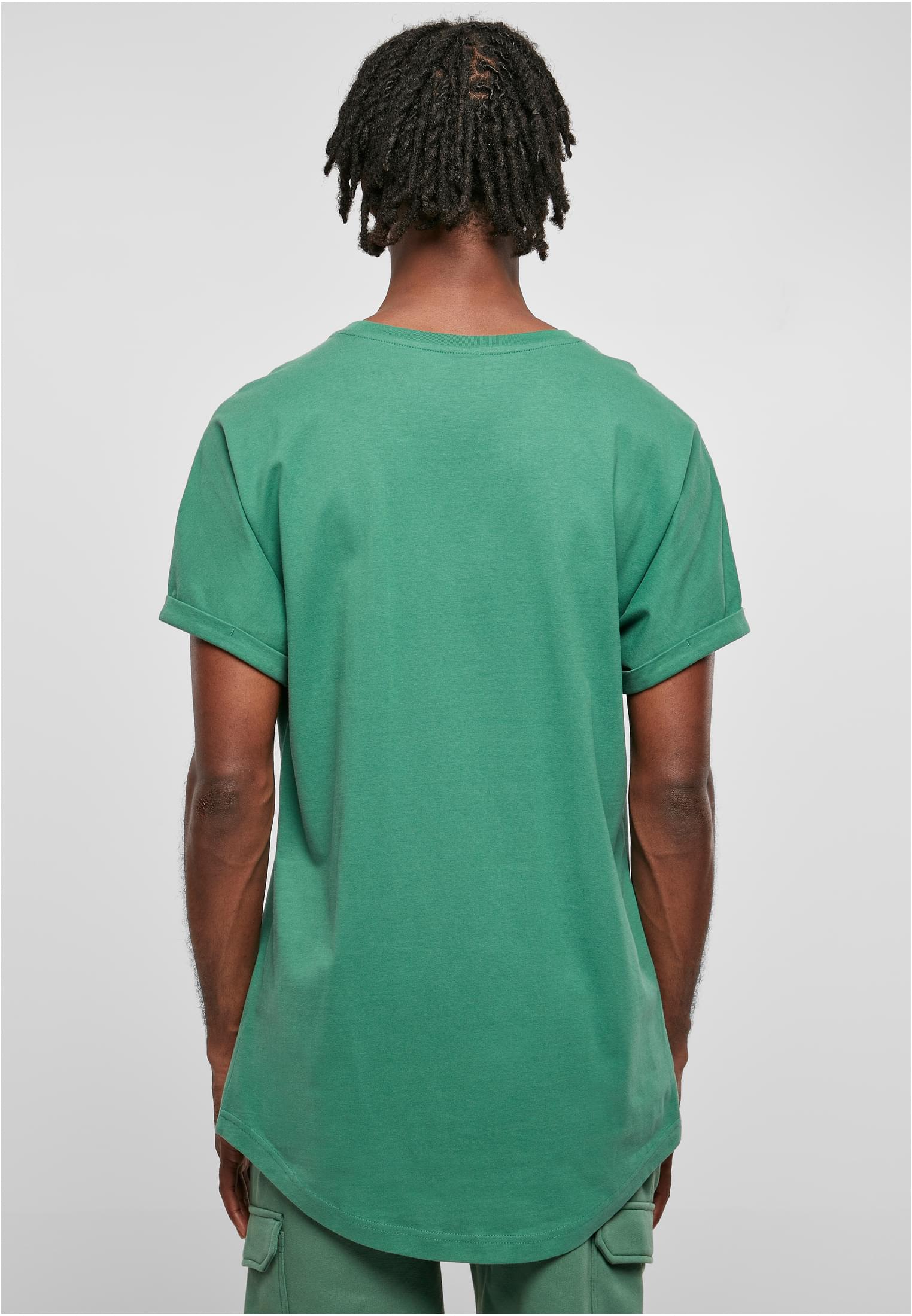 Long Shaped Turnup Tee | leaf