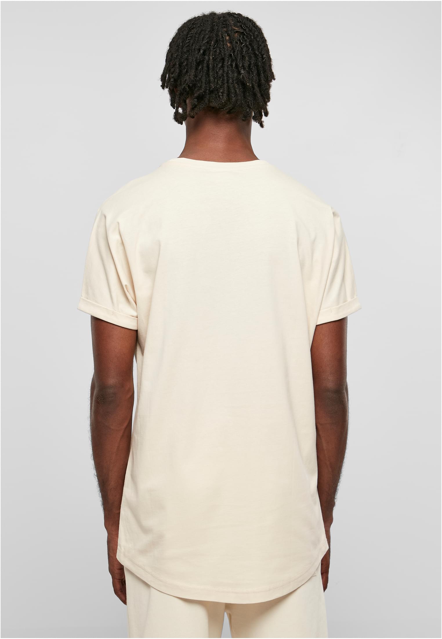 Long Shaped Turnup Tee | whitesand