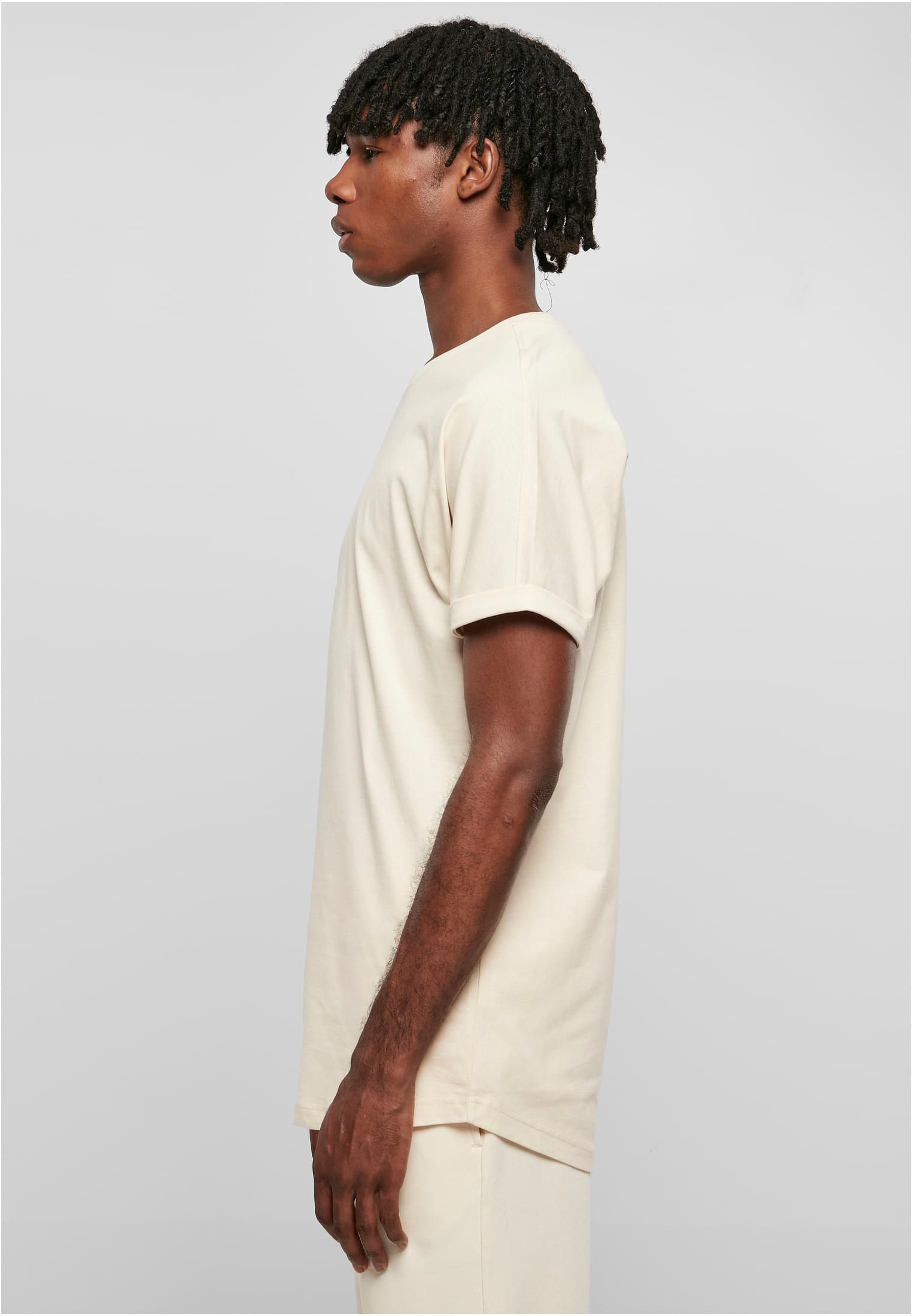 Long Shaped Turnup Tee | whitesand