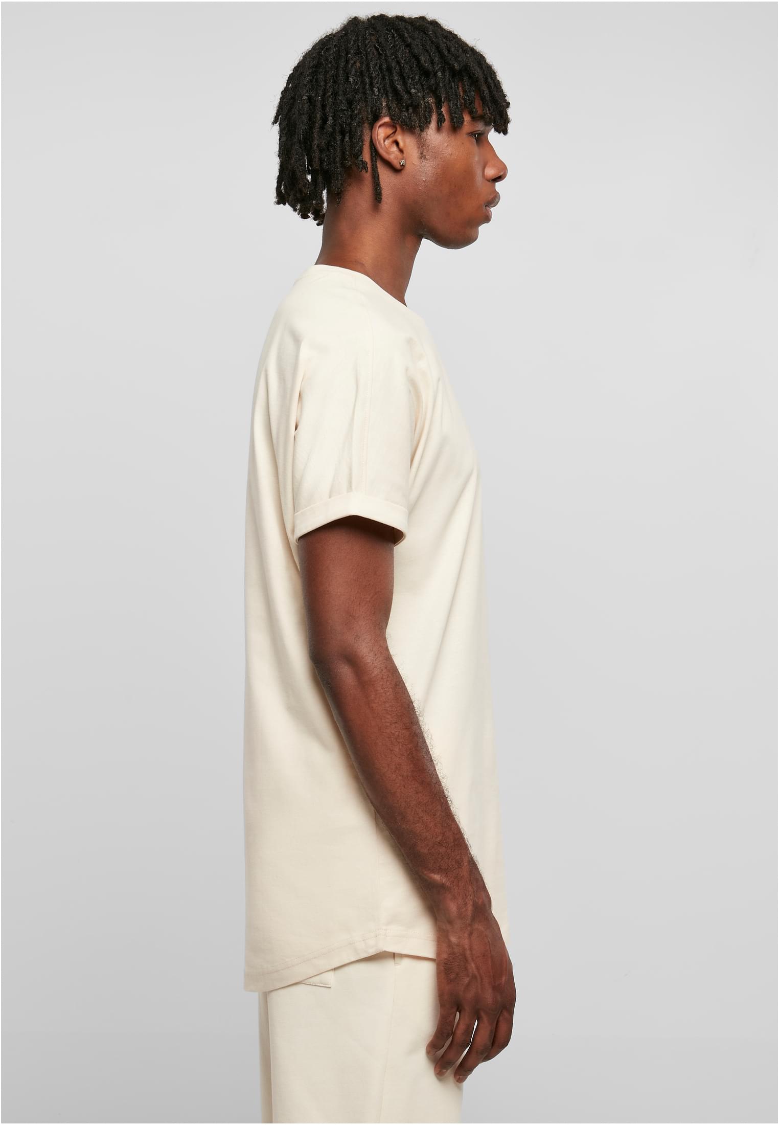 Long Shaped Turnup Tee | whitesand