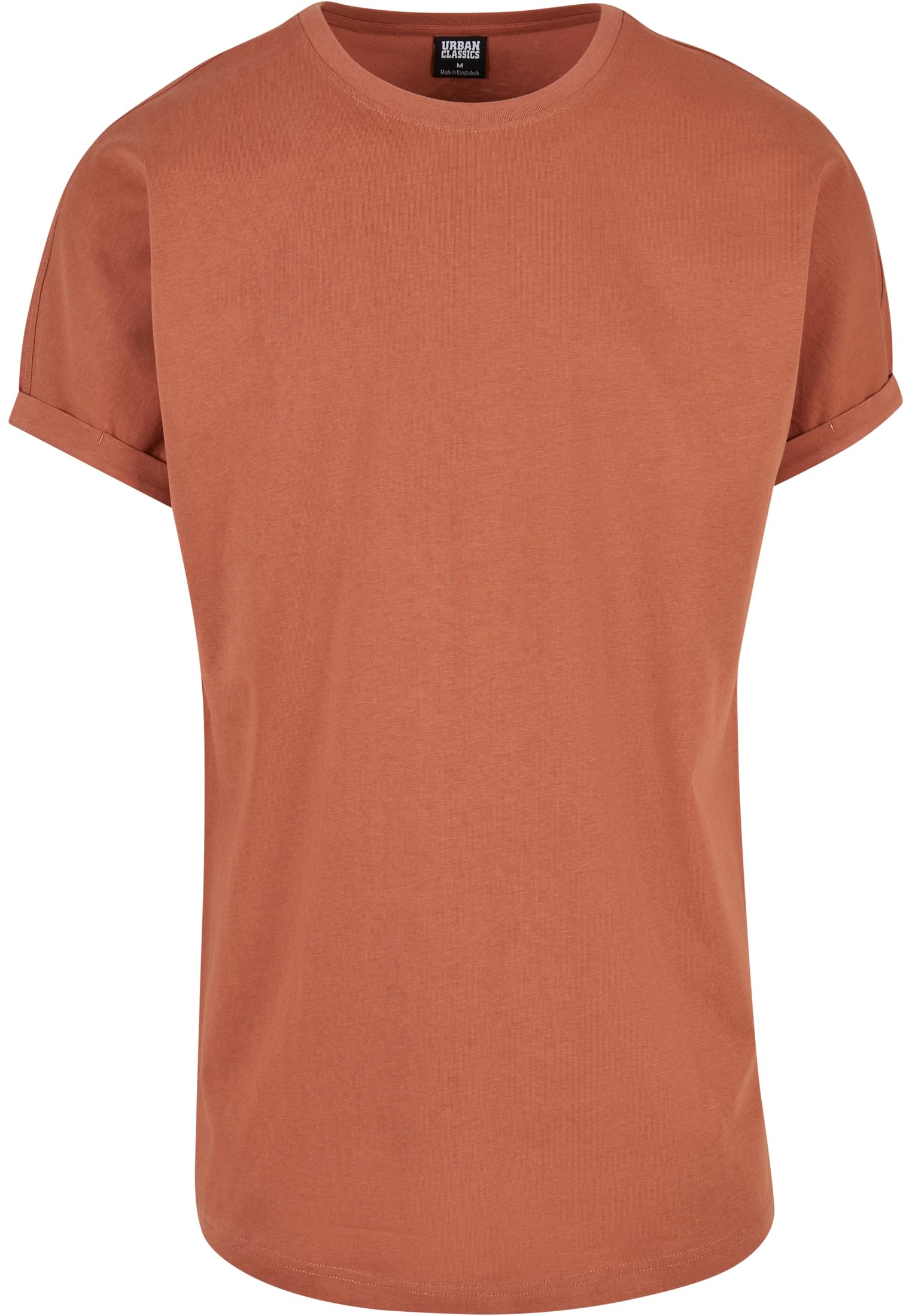 Long Shaped Turnup Tee | terracotta