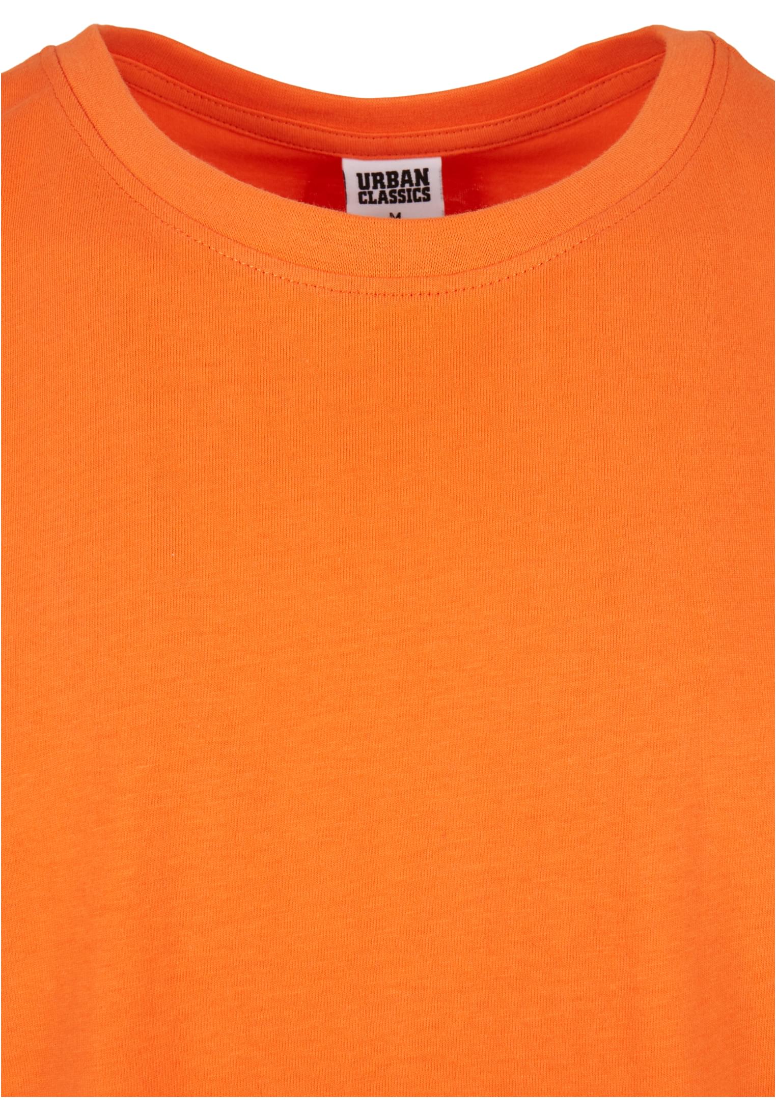 Long Shaped Turnup Tee | mandarin