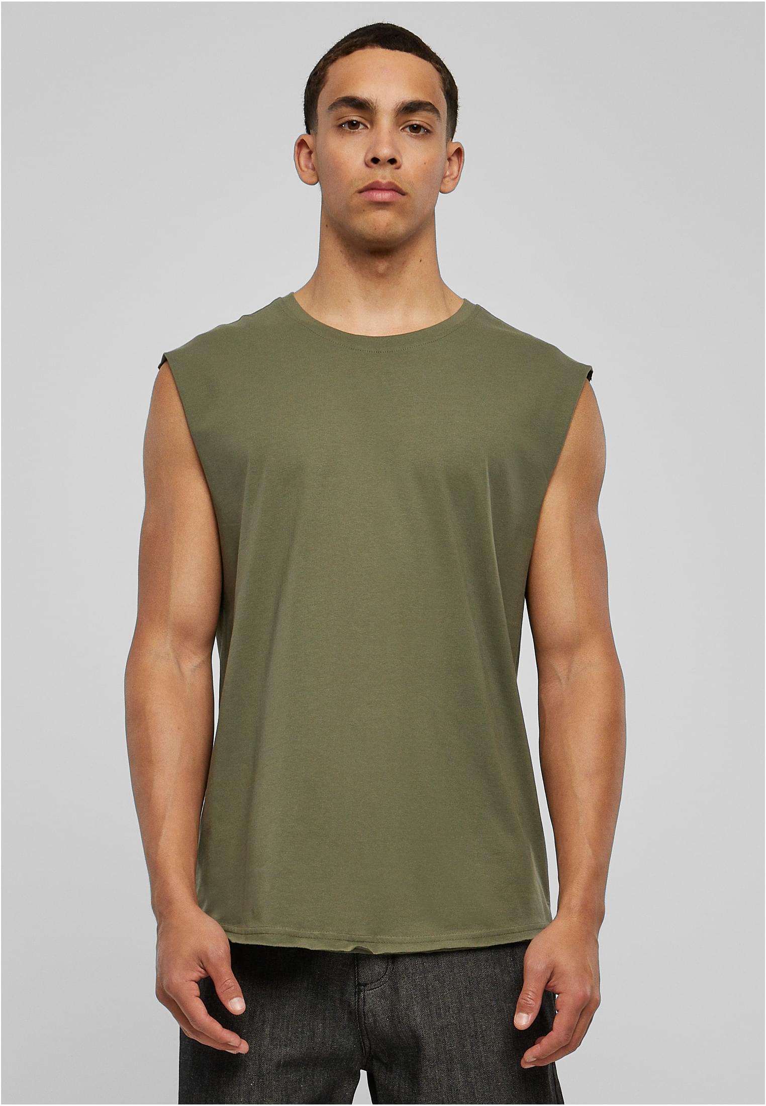 Open Edge Sleeveless Tee 2-Pack | darkshadow+olive