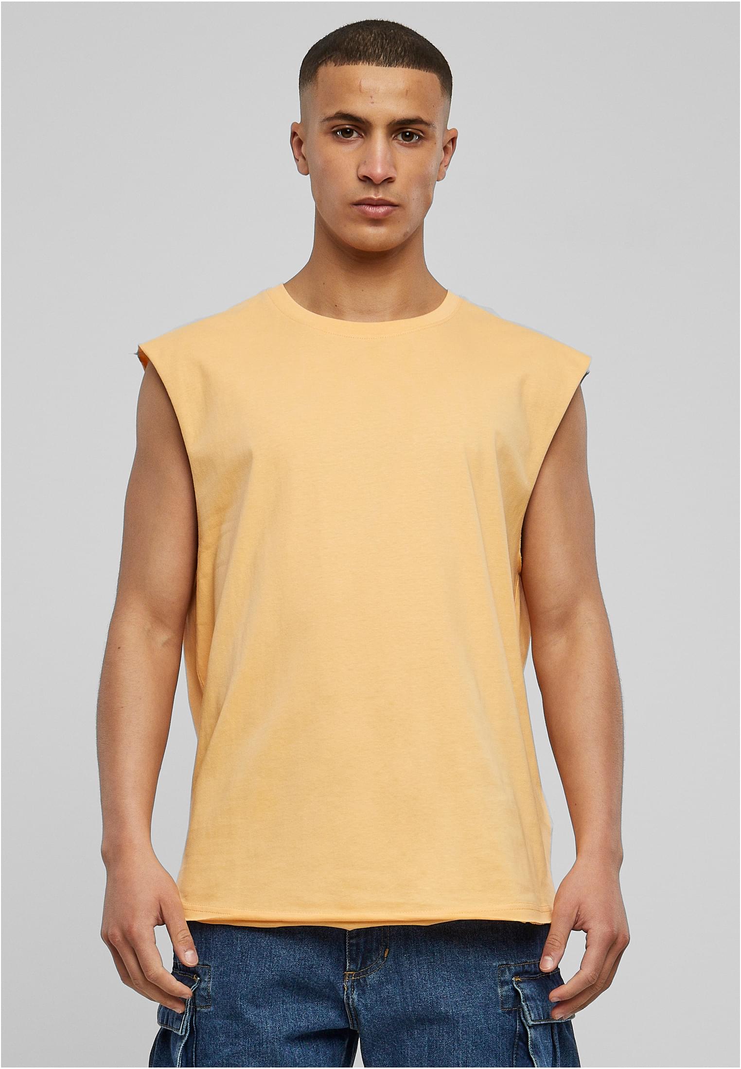 Open Edge Sleeveless Tee | paleorange