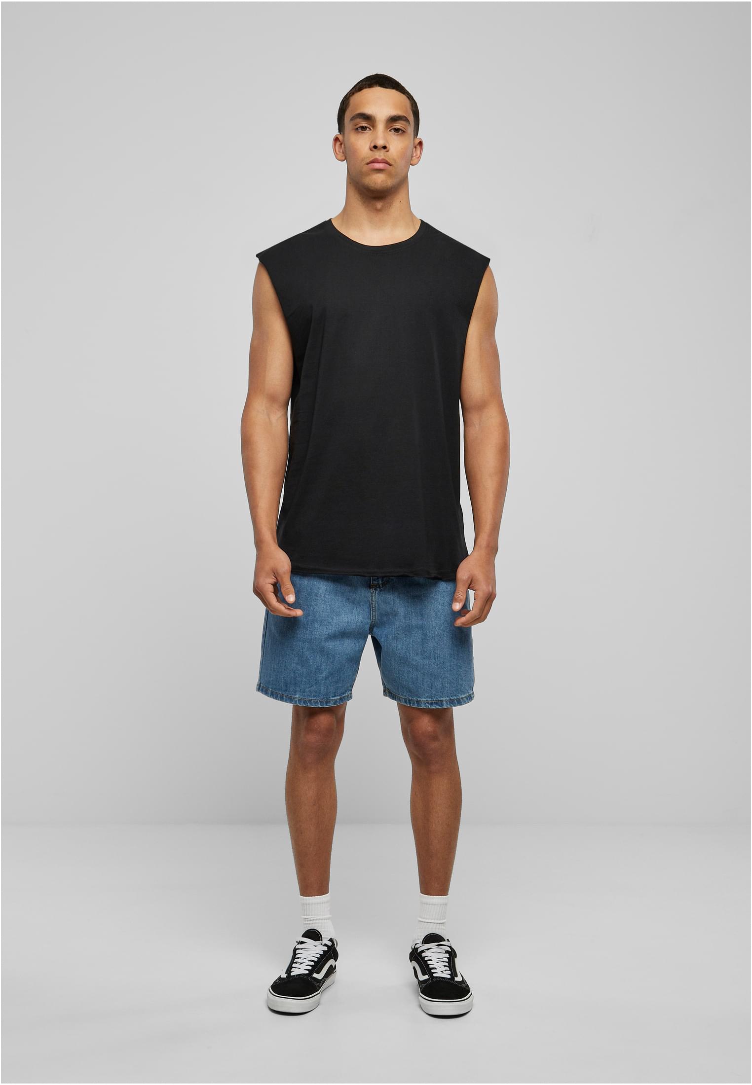 Open Edge Sleeveless Tee | black