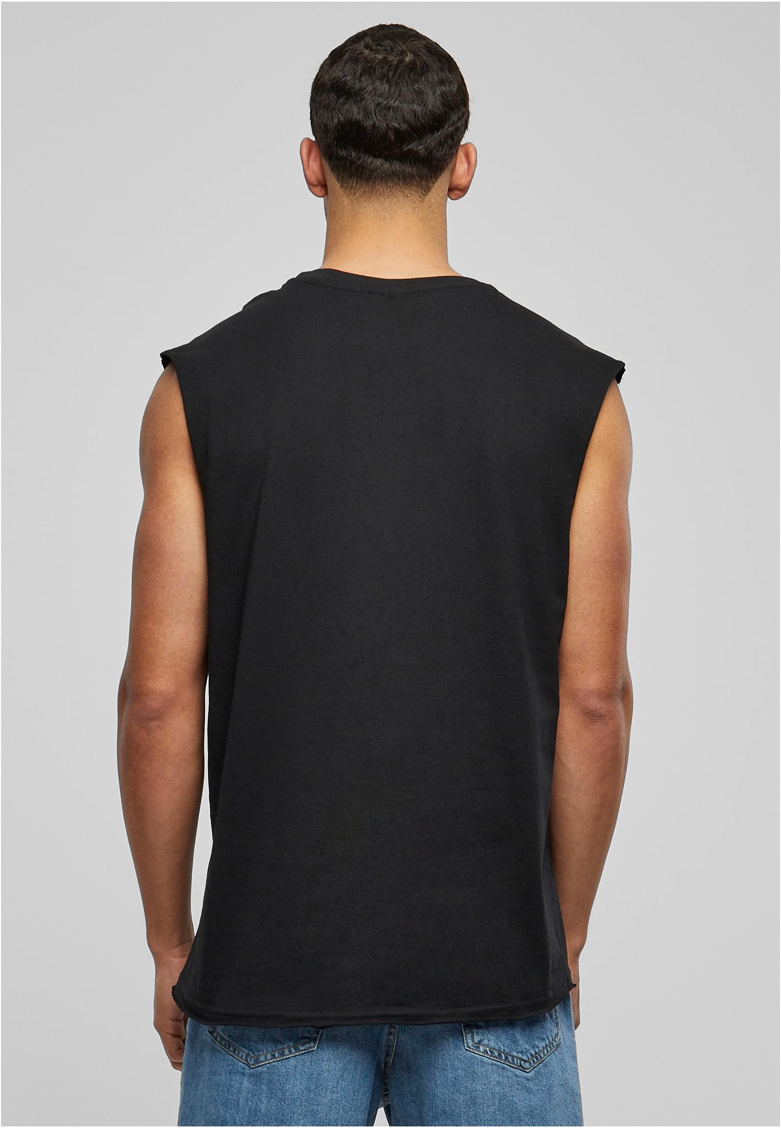 Open Edge Sleeveless Tee | black