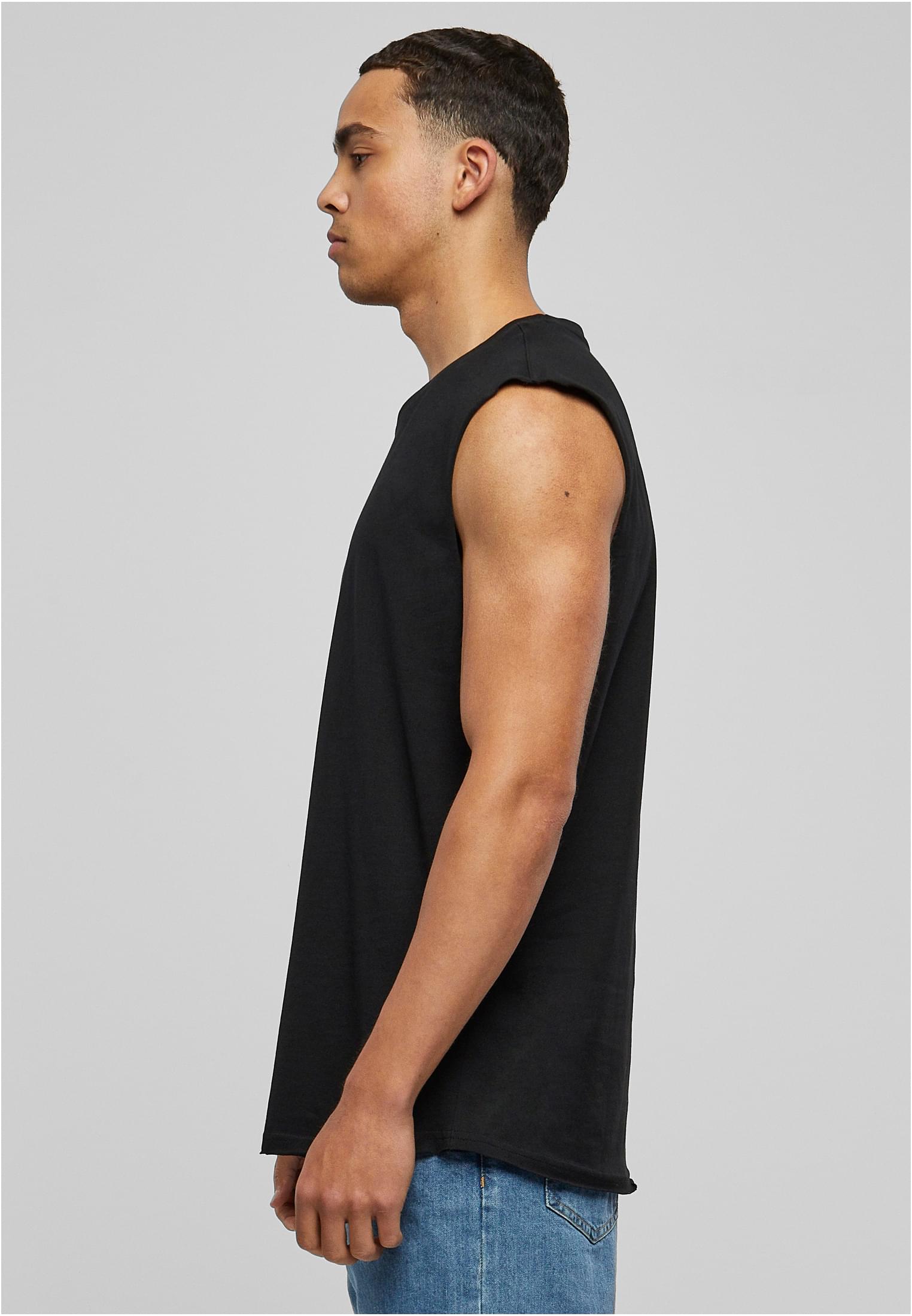 Open Edge Sleeveless Tee | black