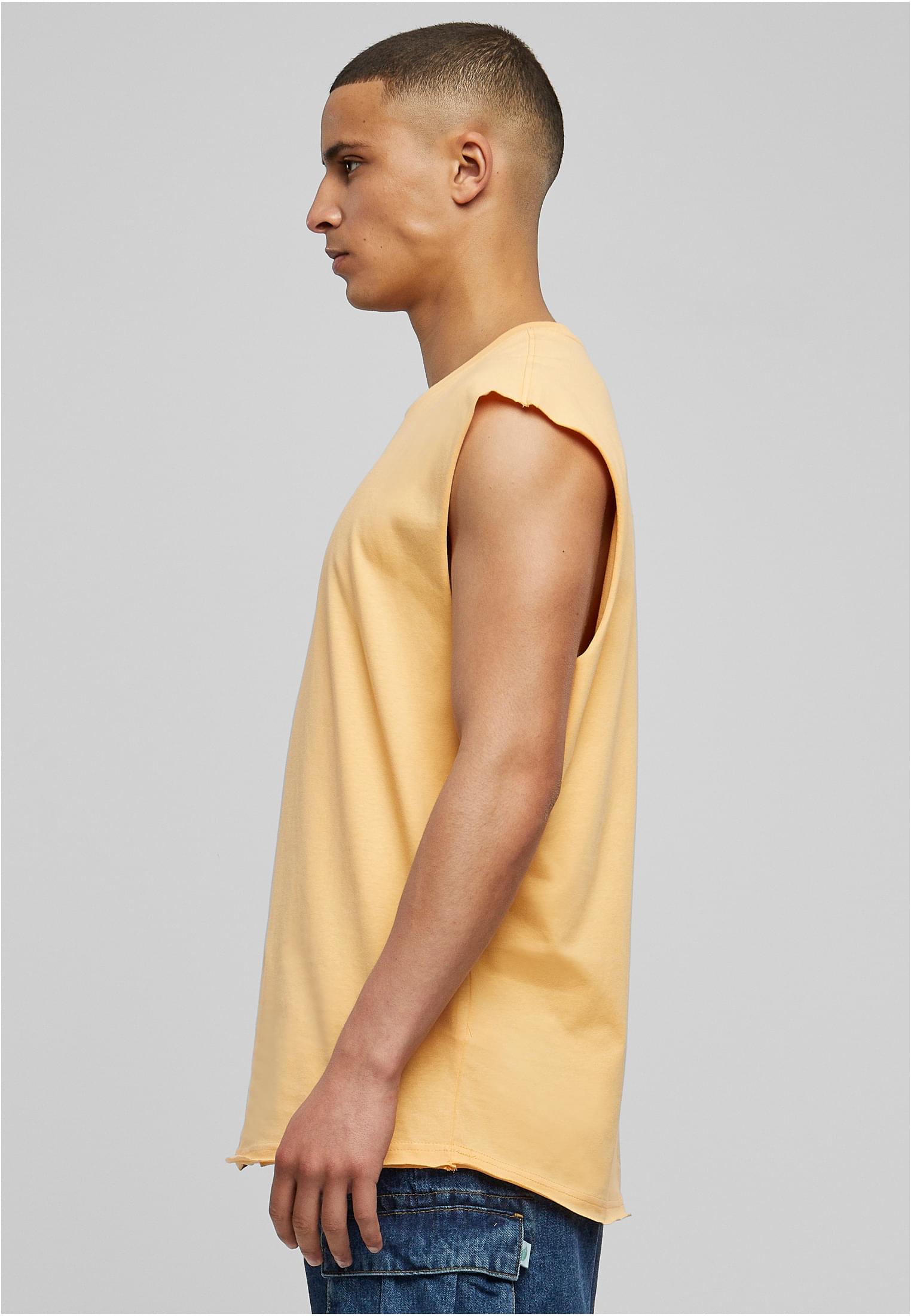 Open Edge Sleeveless Tee | paleorange