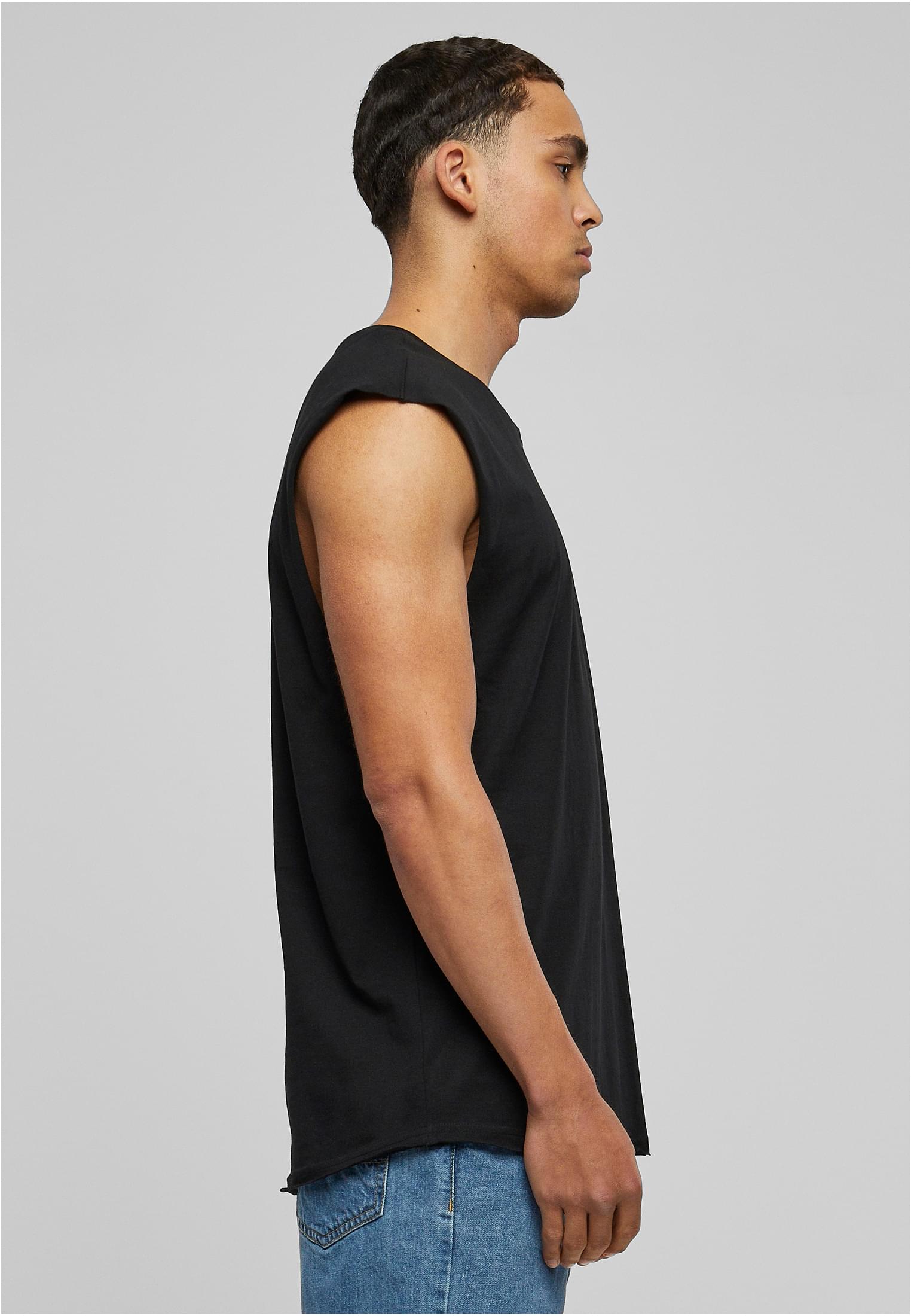 Open Edge Sleeveless Tee | black