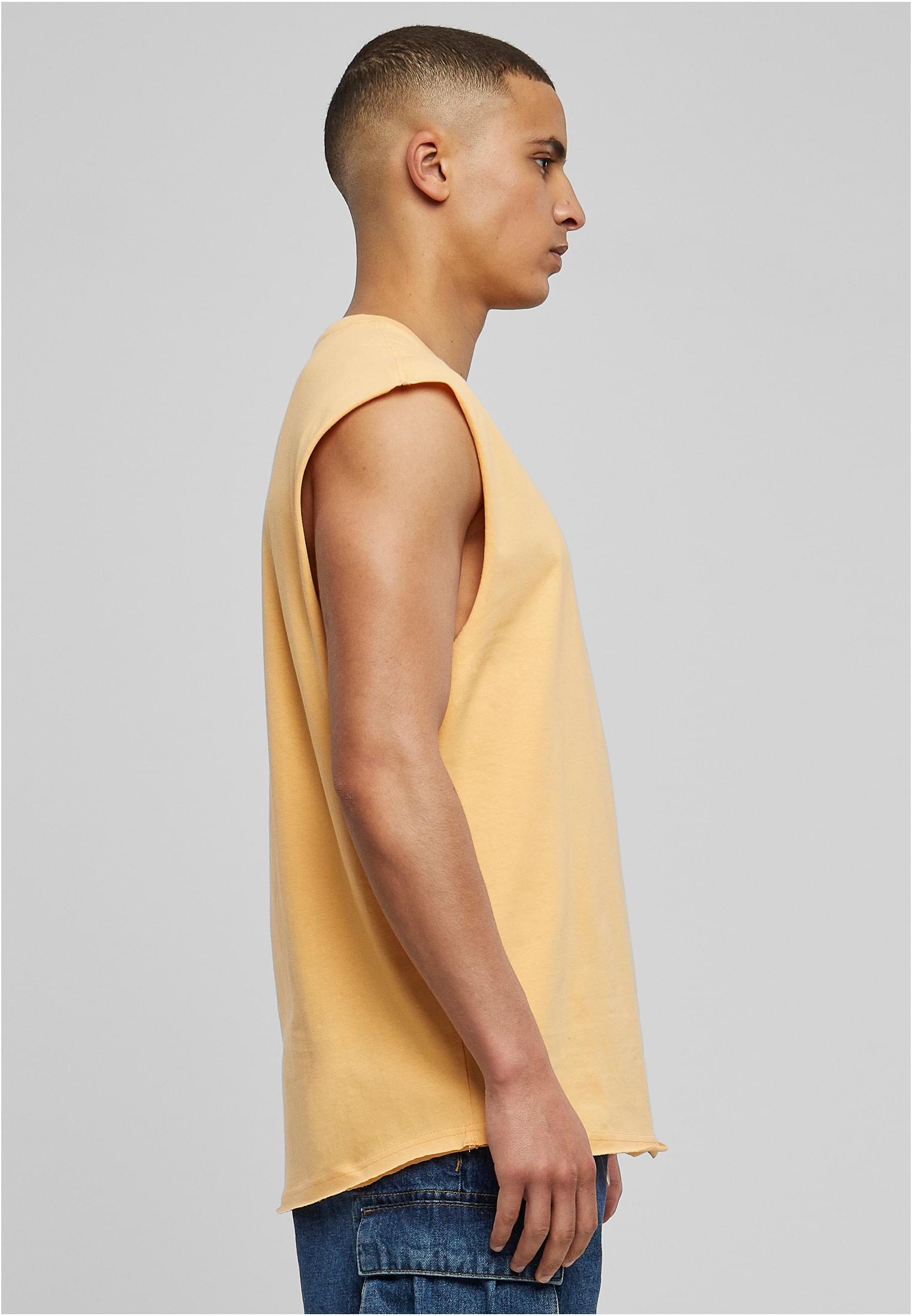 Open Edge Sleeveless Tee | paleorange