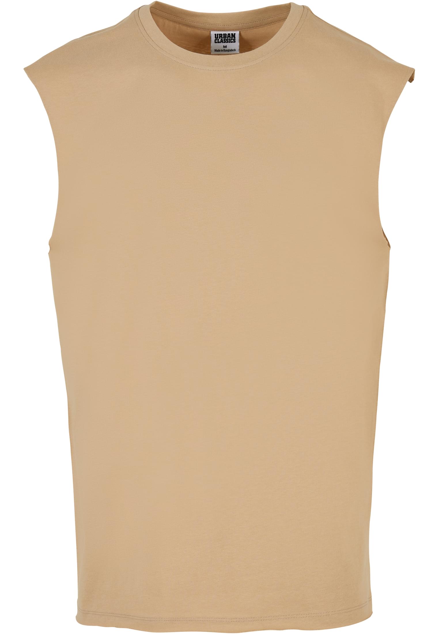 Open Edge Sleeveless Tee | unionbeige