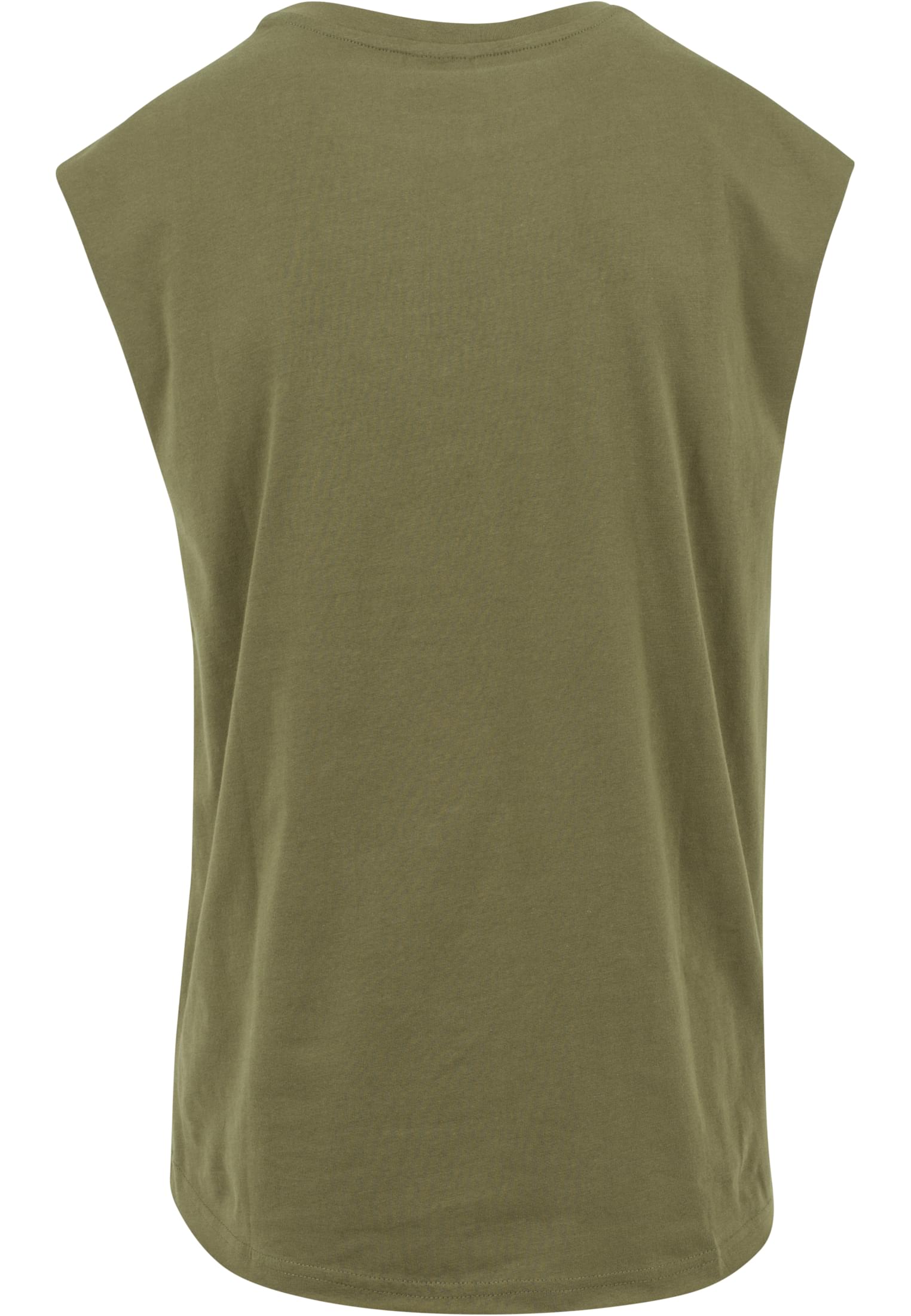 Open Edge Sleeveless Tee | olive