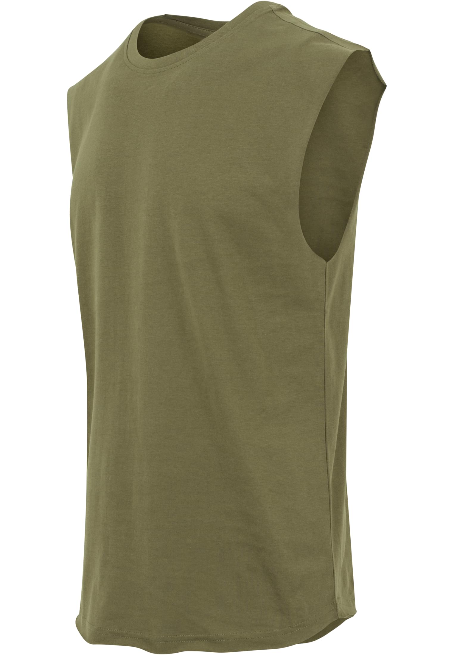 Open Edge Sleeveless Tee | olive