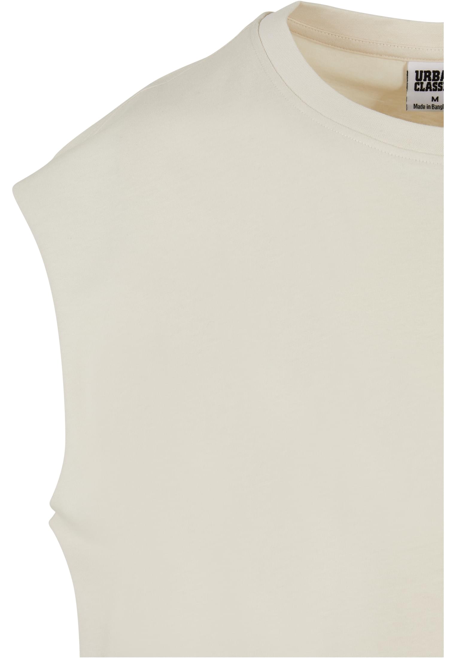 Open Edge Sleeveless Tee | whitesand