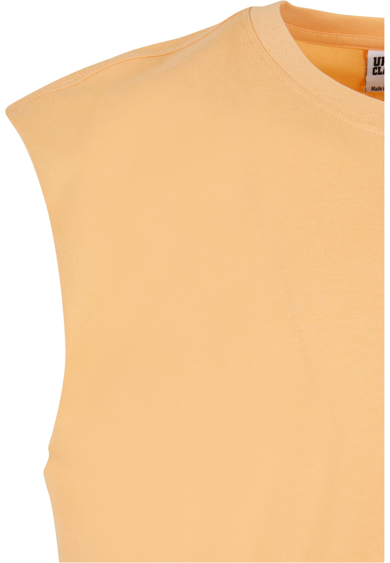 Open Edge Sleeveless Tee | paleorange