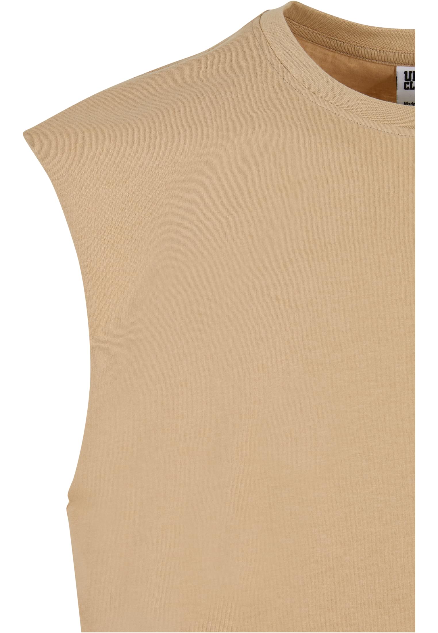 Open Edge Sleeveless Tee | unionbeige