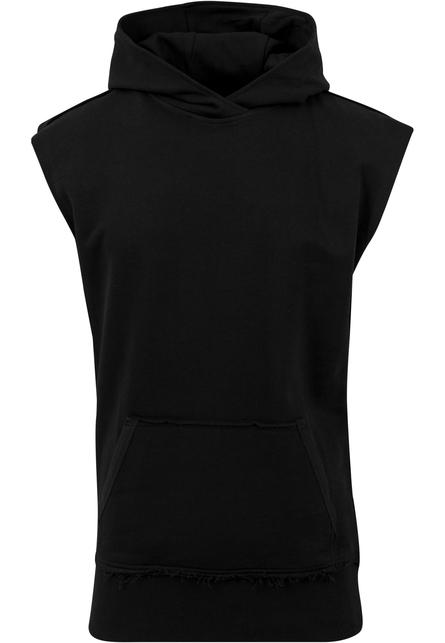 Open Edge Sleeveless Hoody | black