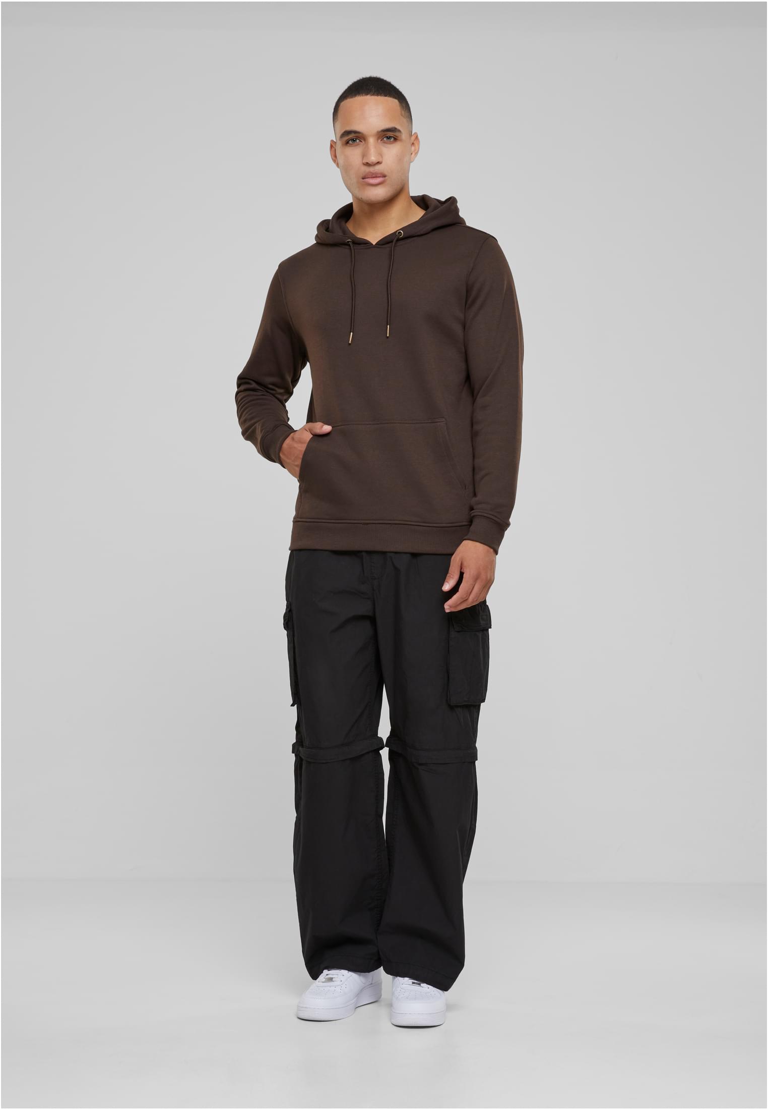 Basic Sweat Hoody | brown