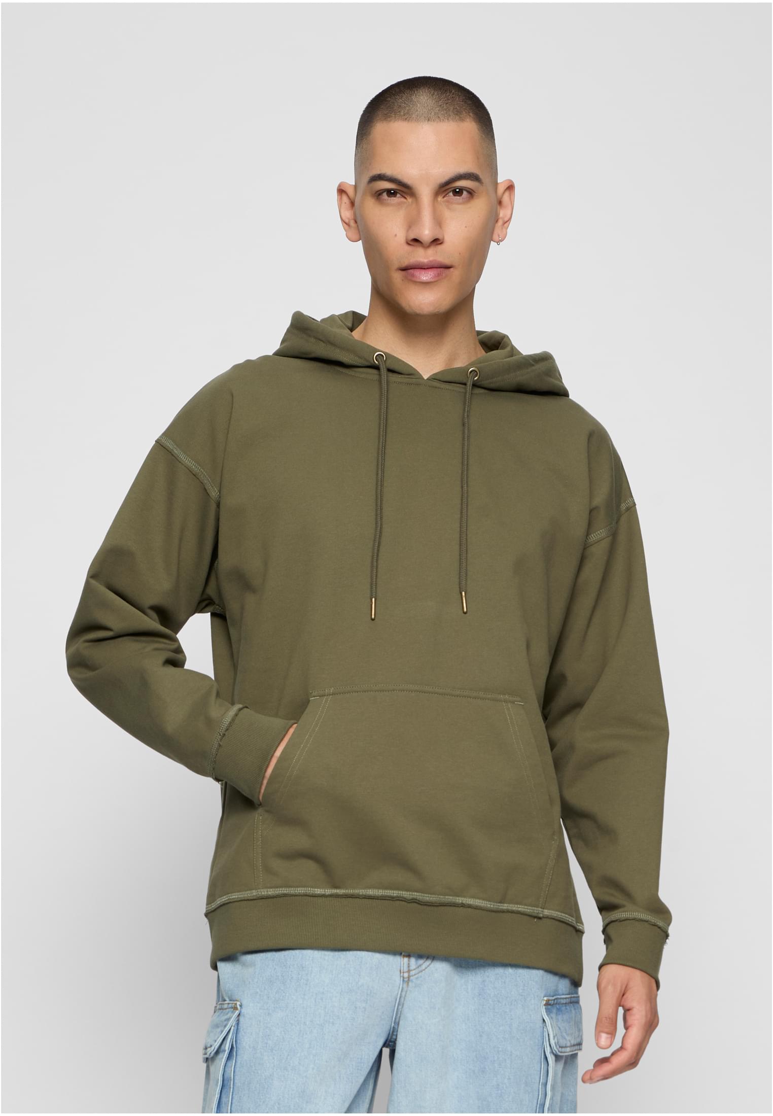 Oversized Sweat Hoody | olive