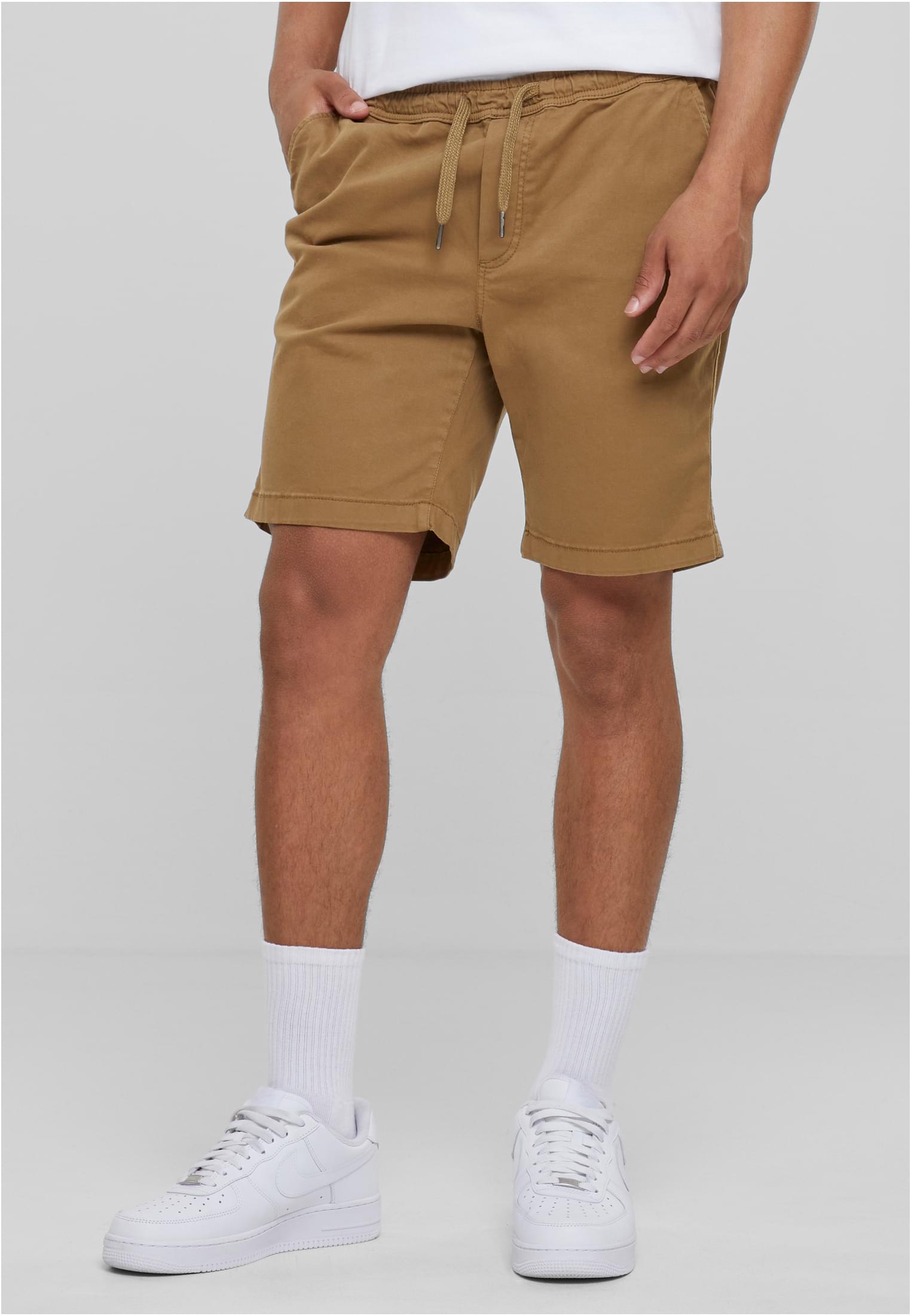 Stretch Twill Joggshorts | darksand