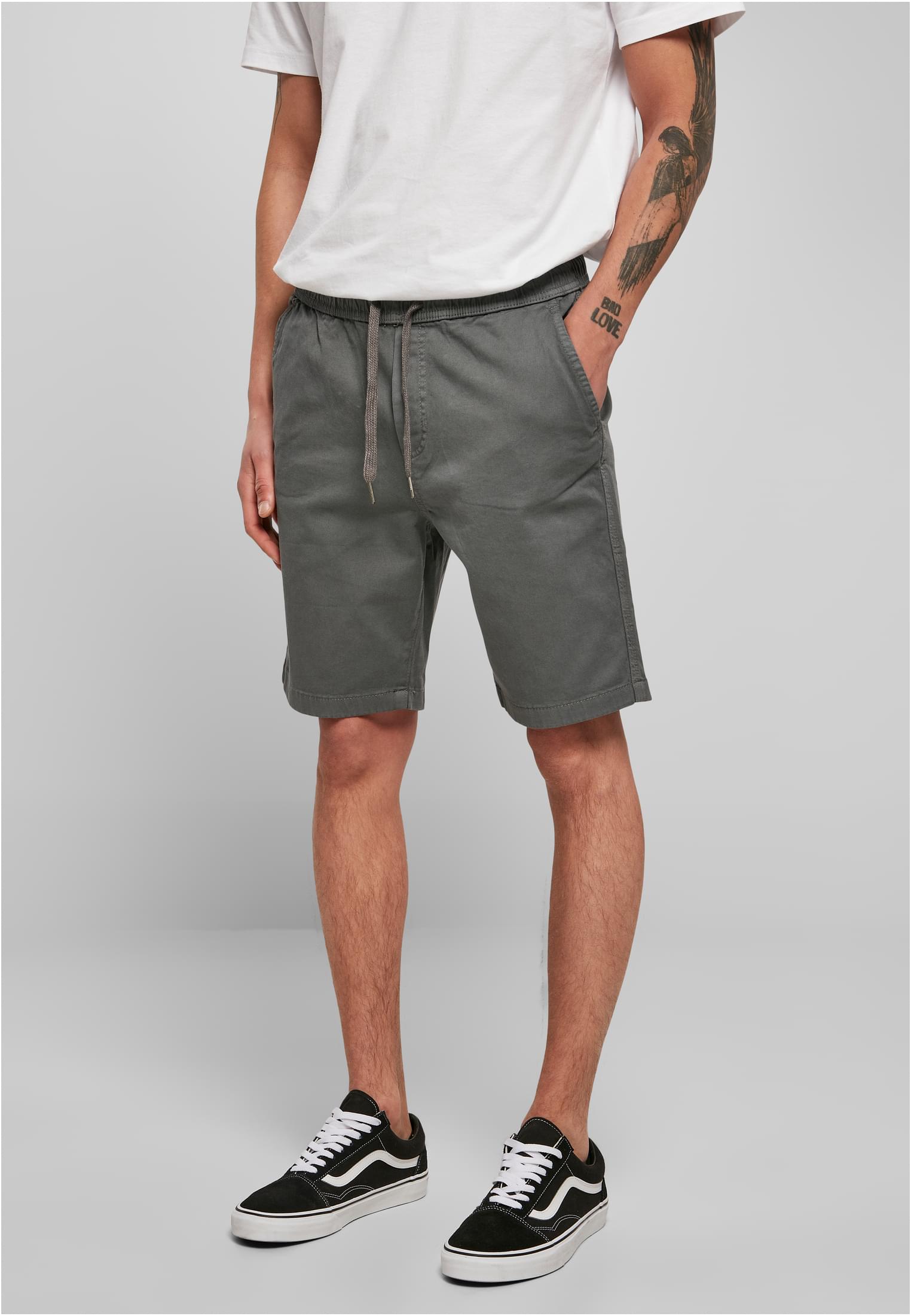 Stretch Twill Joggshorts | lightasphalt