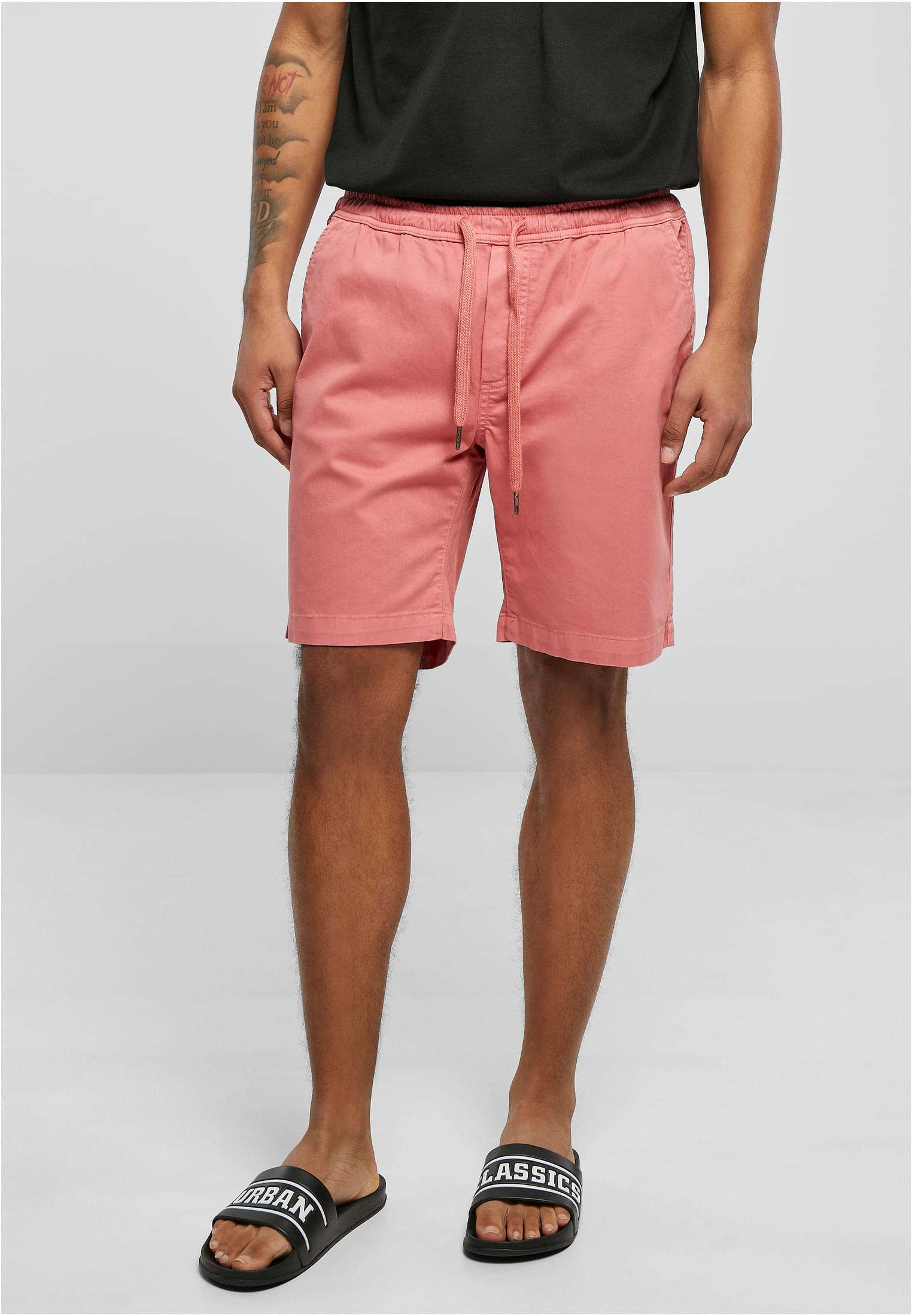 Stretch Twill Joggshorts | palepink