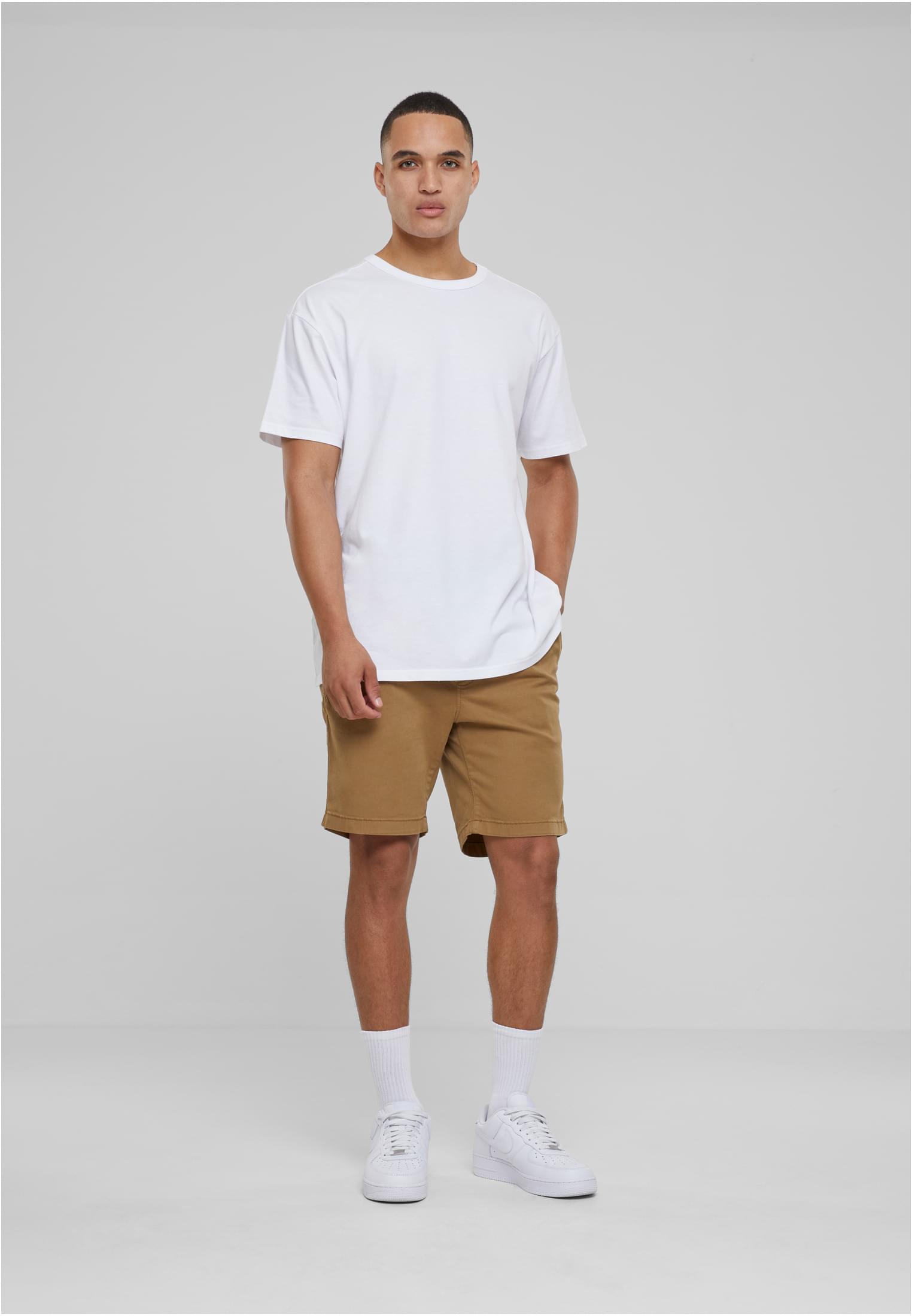 Stretch Twill Joggshorts | darksand