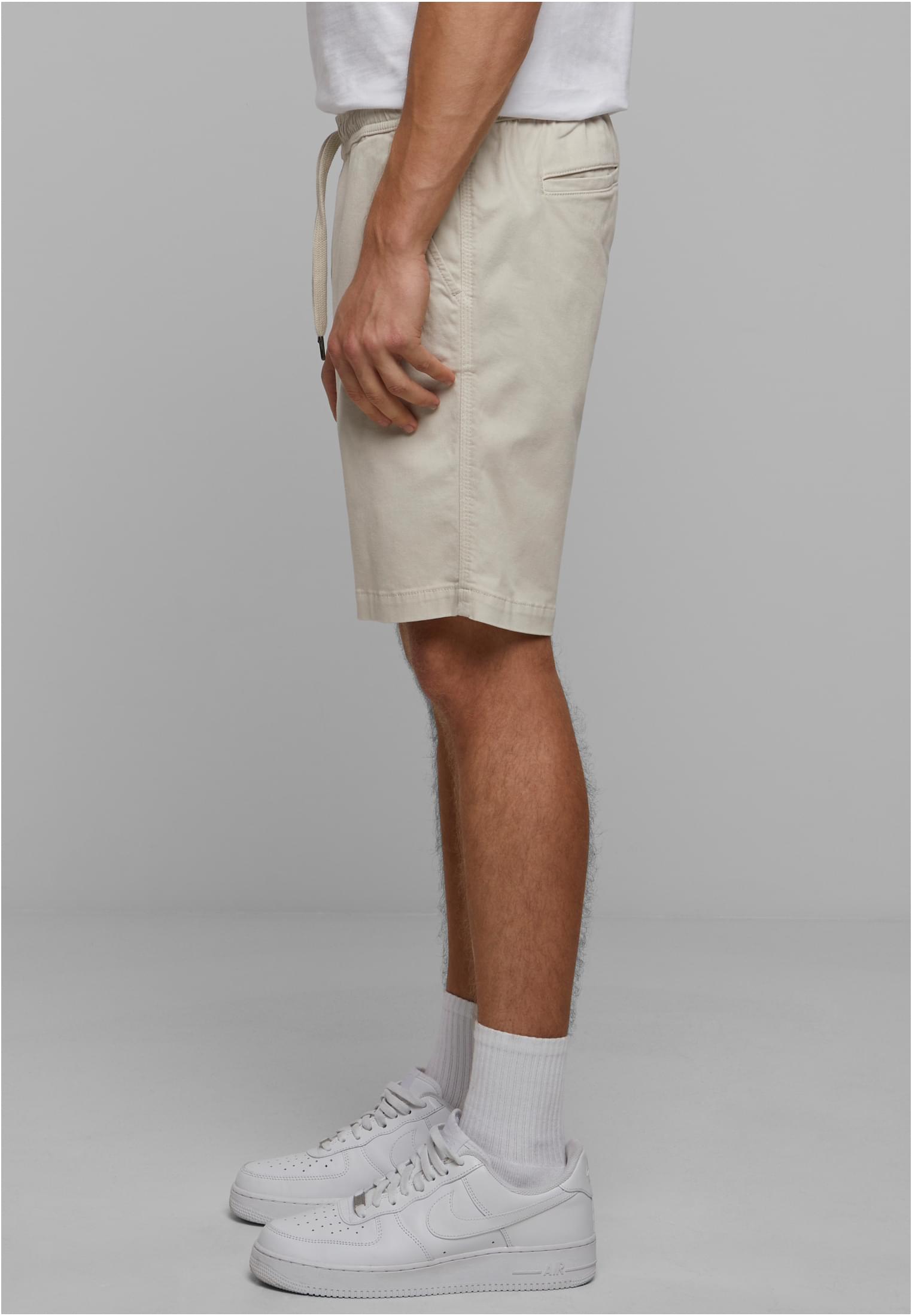 Stretch Twill Joggshorts | cloud