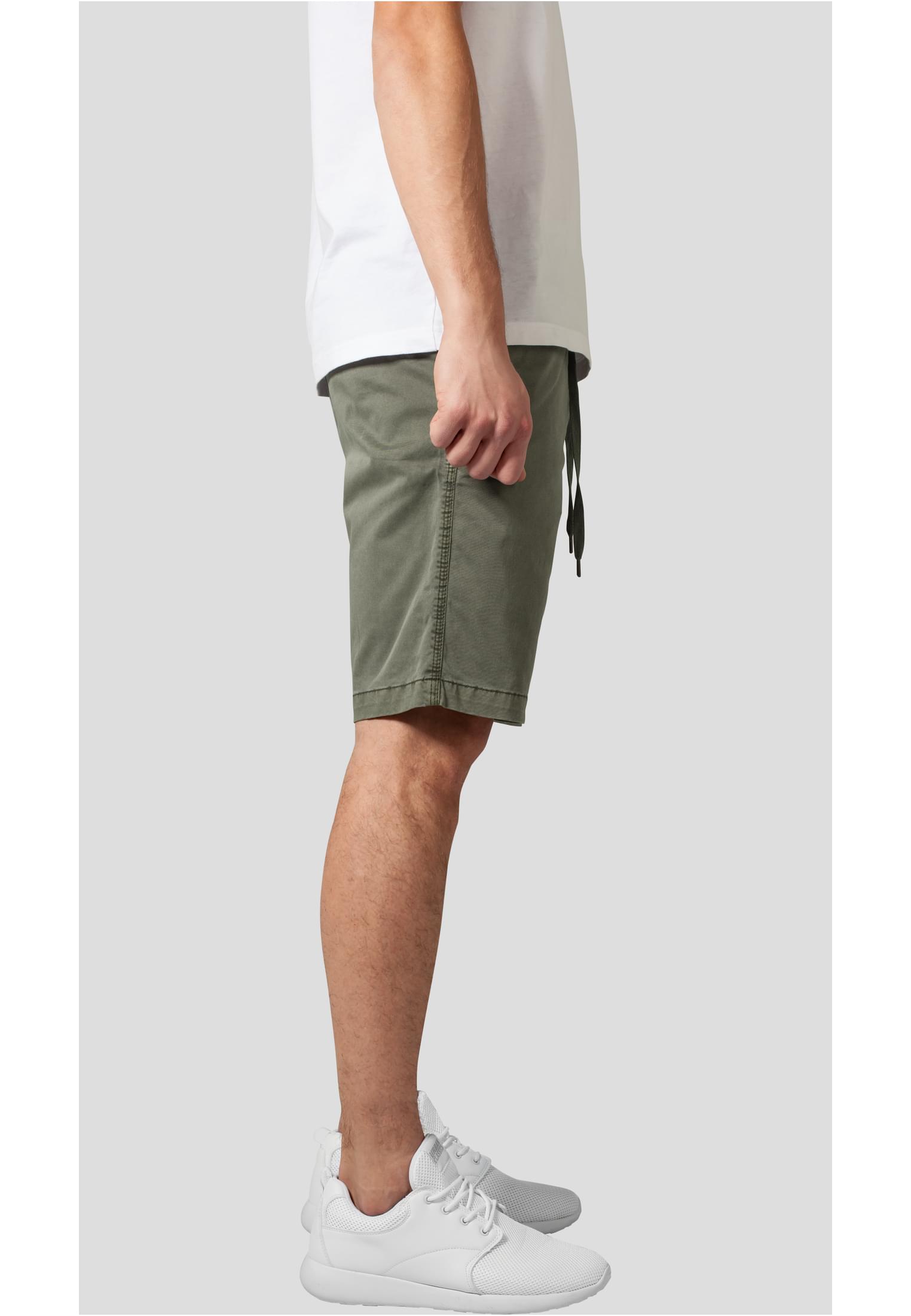 Stretch Twill Joggshorts | olive