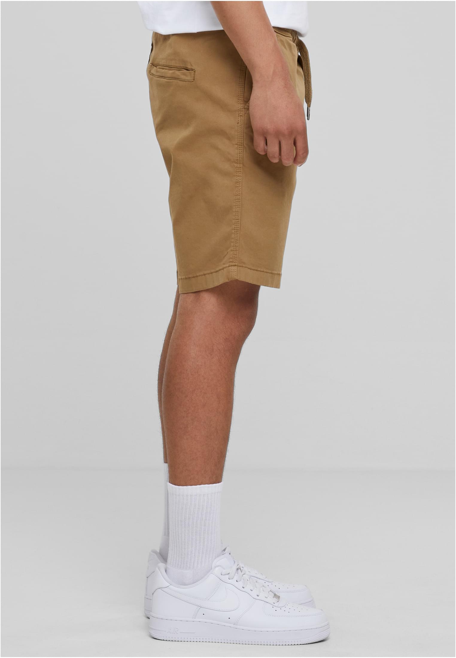 Stretch Twill Joggshorts | darksand