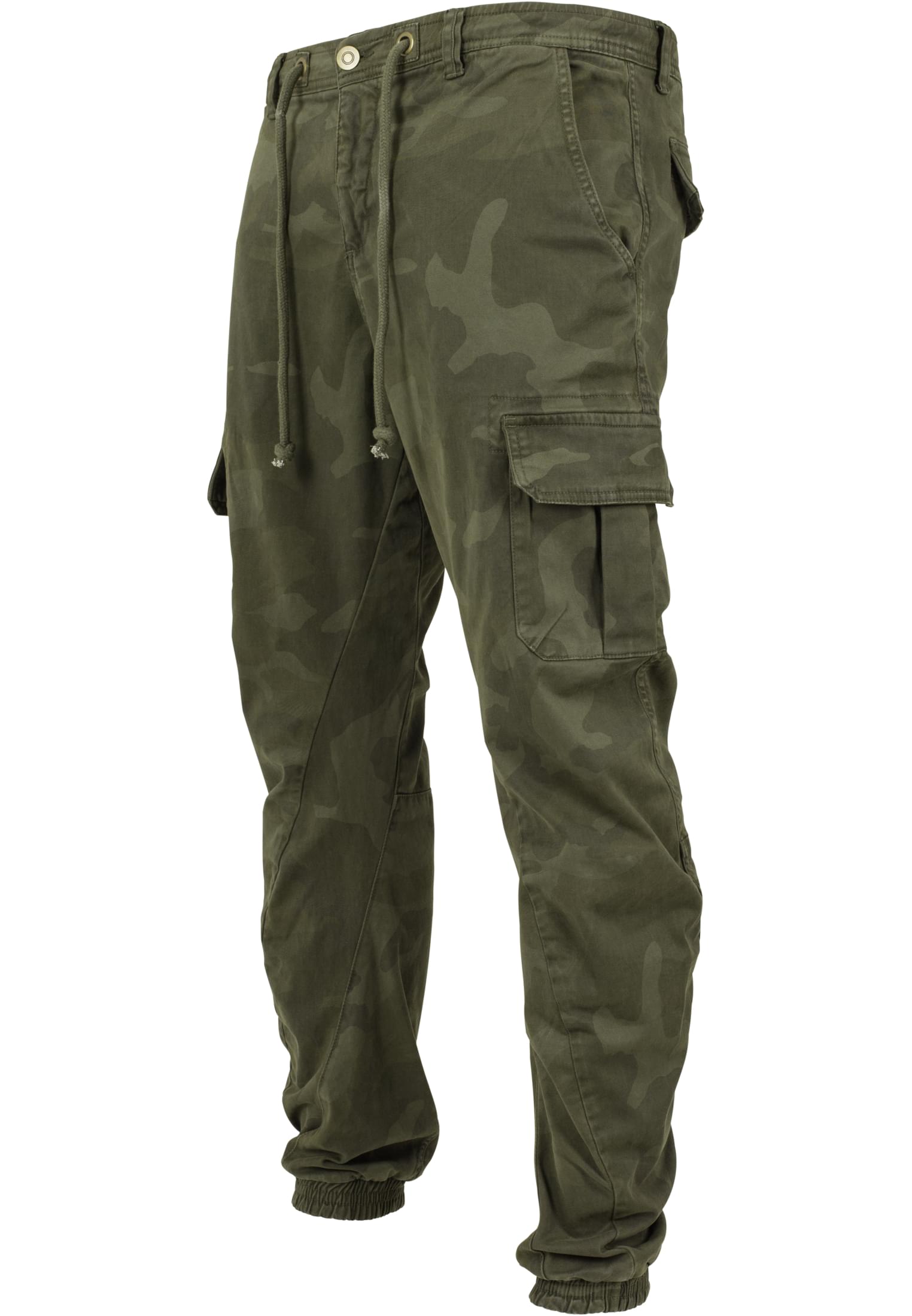 Camo Cargo Jogging Pants | olive camo