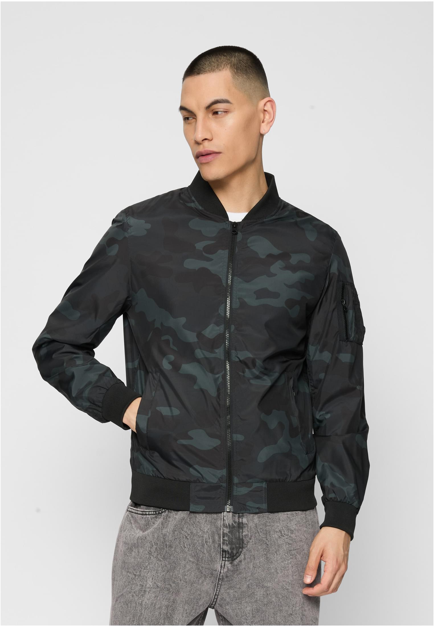 Light Camo Bomber Jacket | darkcamo