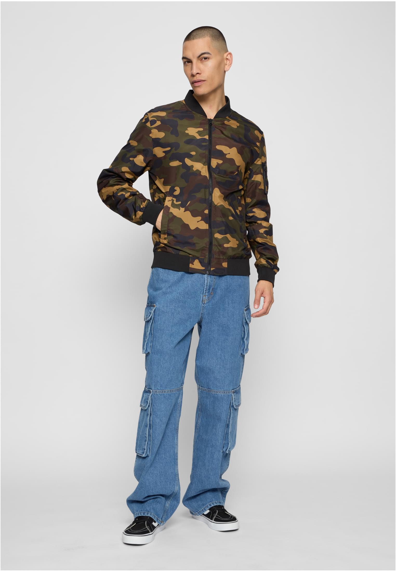 Light Camo Bomber Jacket | woodcamo