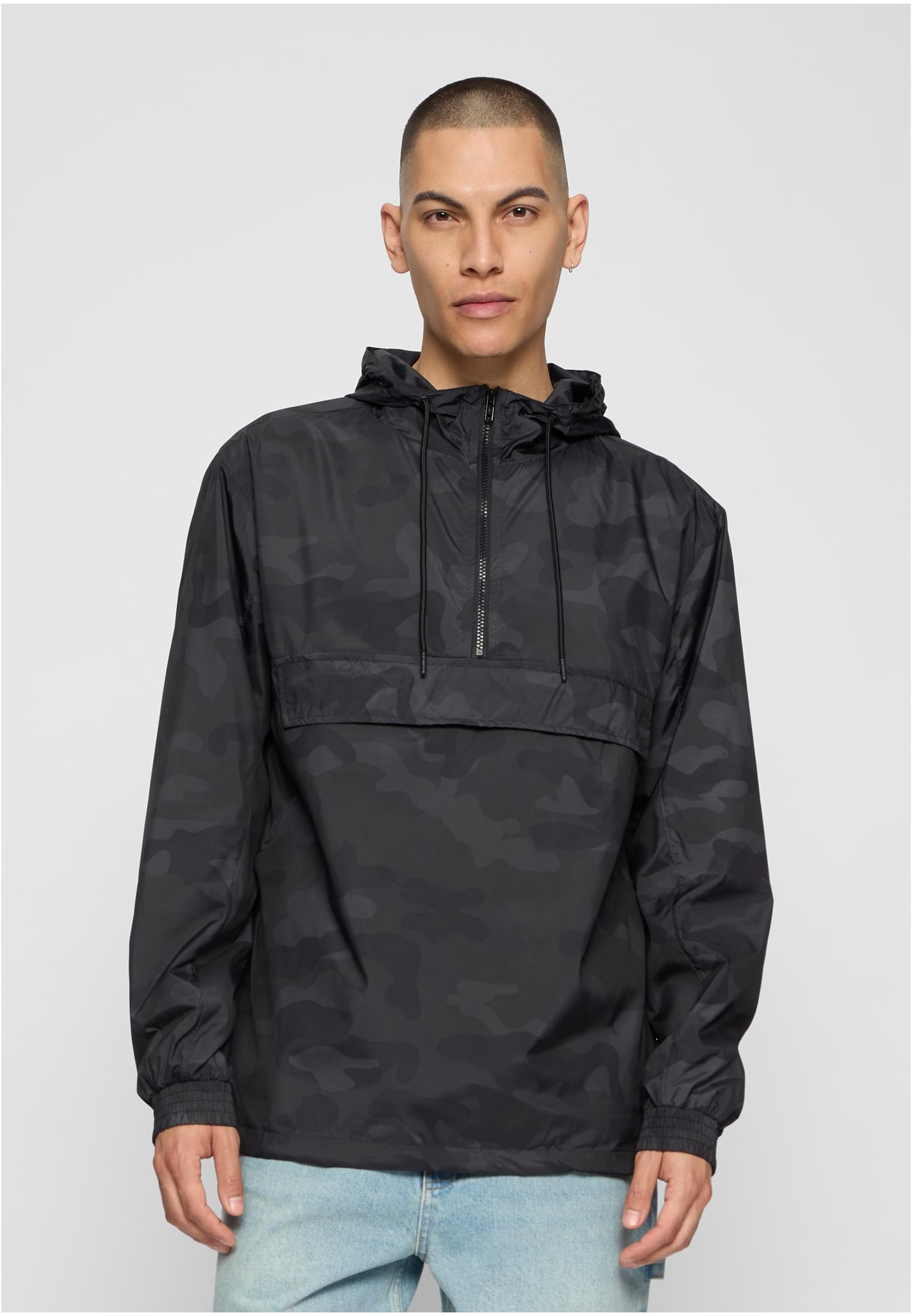 Camo Pull Over Windbreaker | darkcamo