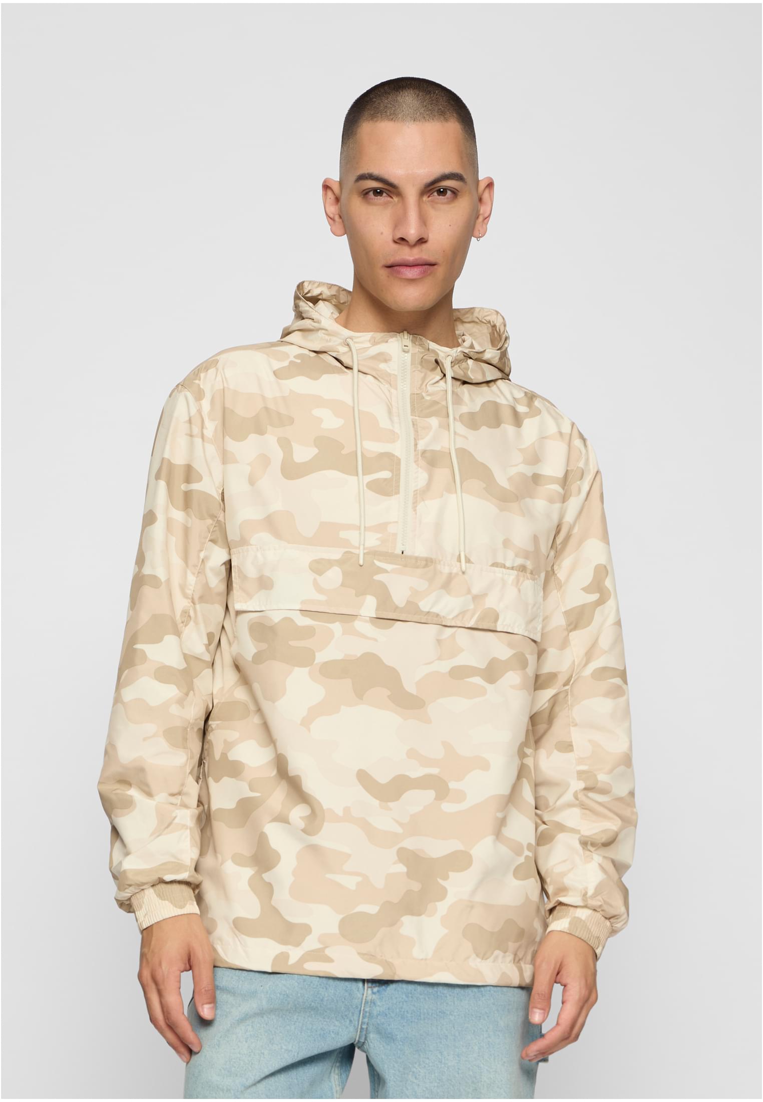 Camo Pull Over Windbreaker | sandcamo