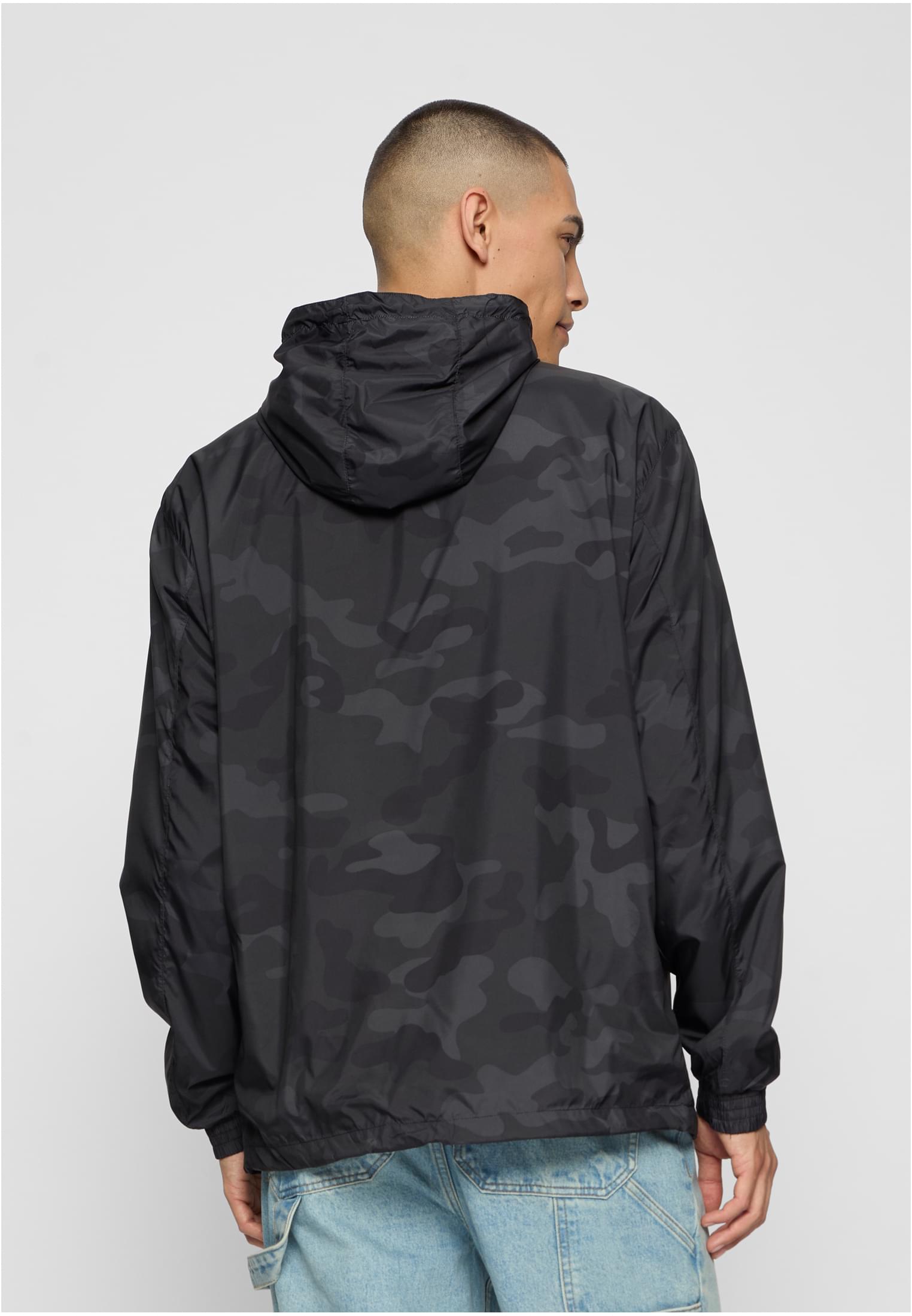 Camo Pull Over Windbreaker | darkcamo